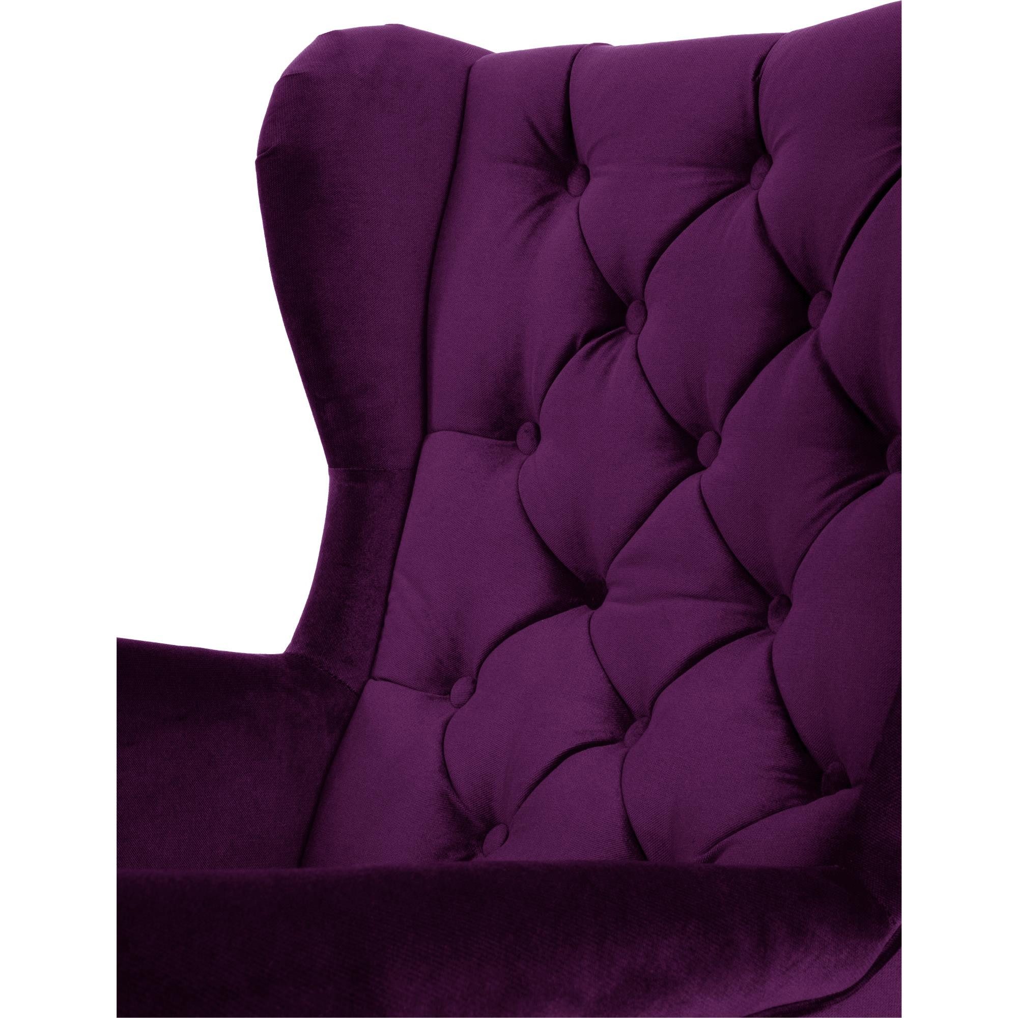 Beautysofa Ohrensessel Sessel FALCO Chesterfield Wohnzimmersessel Fernsehsessel