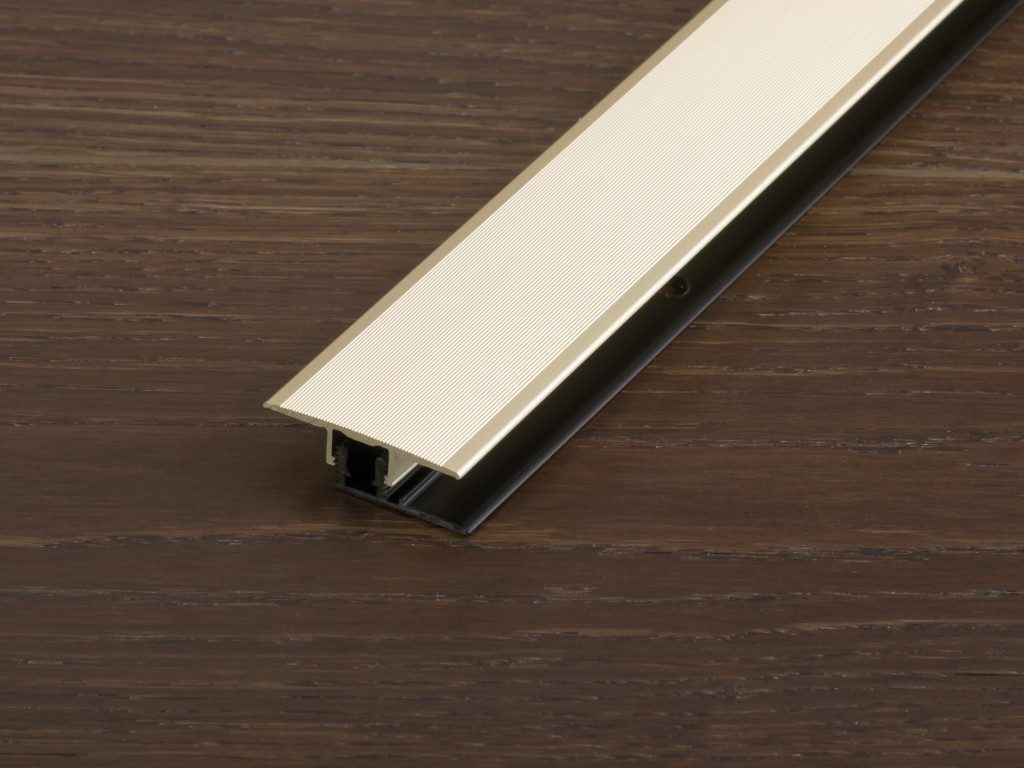 PRO Line Übergangsprofil Übergangsprofil PROCOVERclip Universal Aluminium eloxiert Champagne