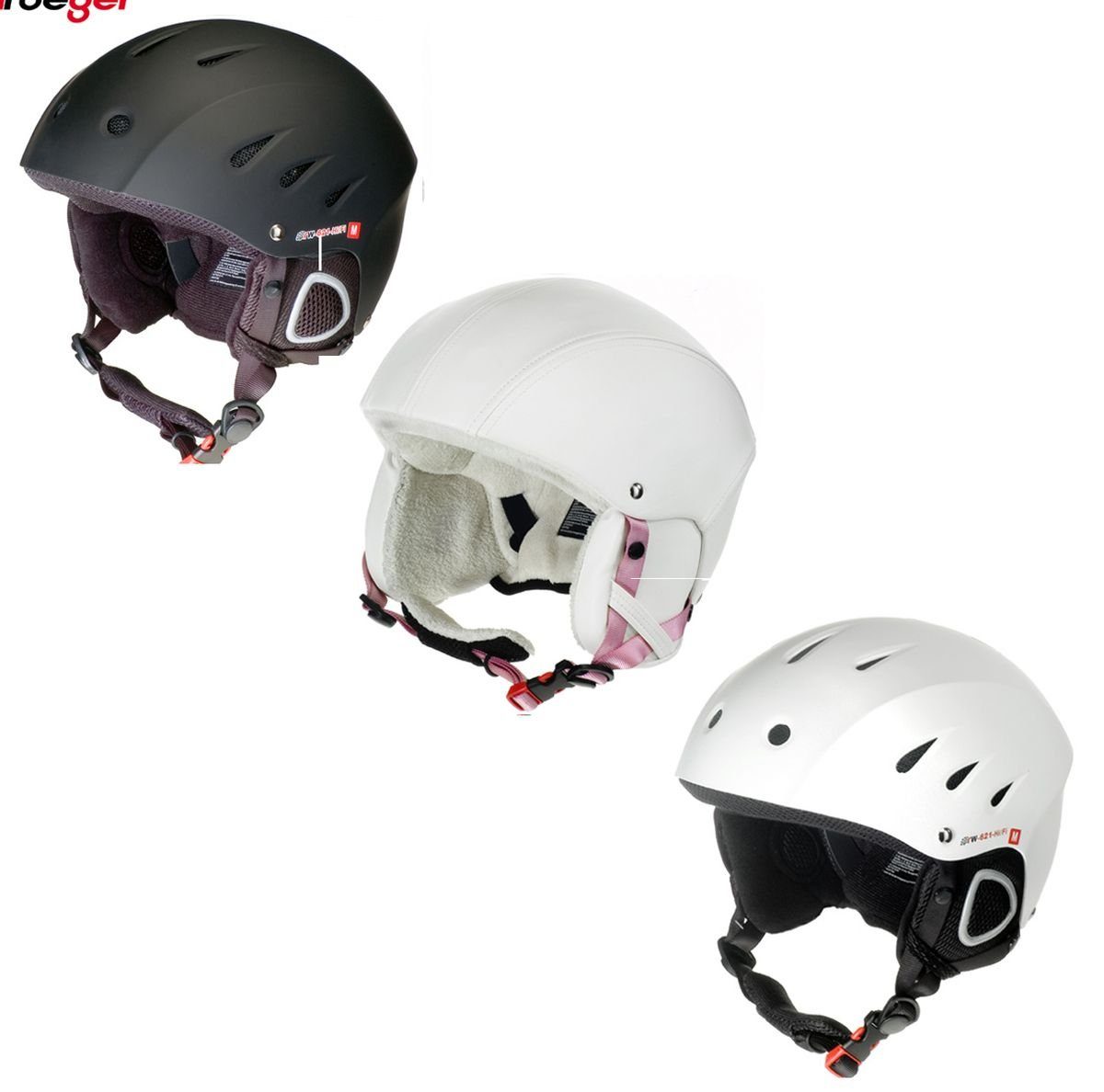 rueger-helmets Skihelm RW-621 Skihelm mit eingebauten Lautsprechern 450 Gramm XS-XL