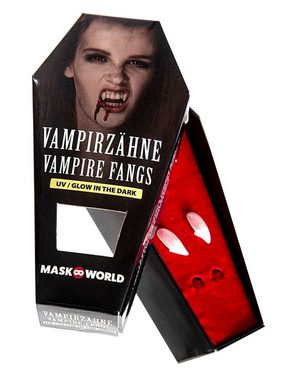 Maskworld Theaterschminke Halloween Vampir Make-up Set, Werde zum ultimativen Vampir mit diesem Komplettset!