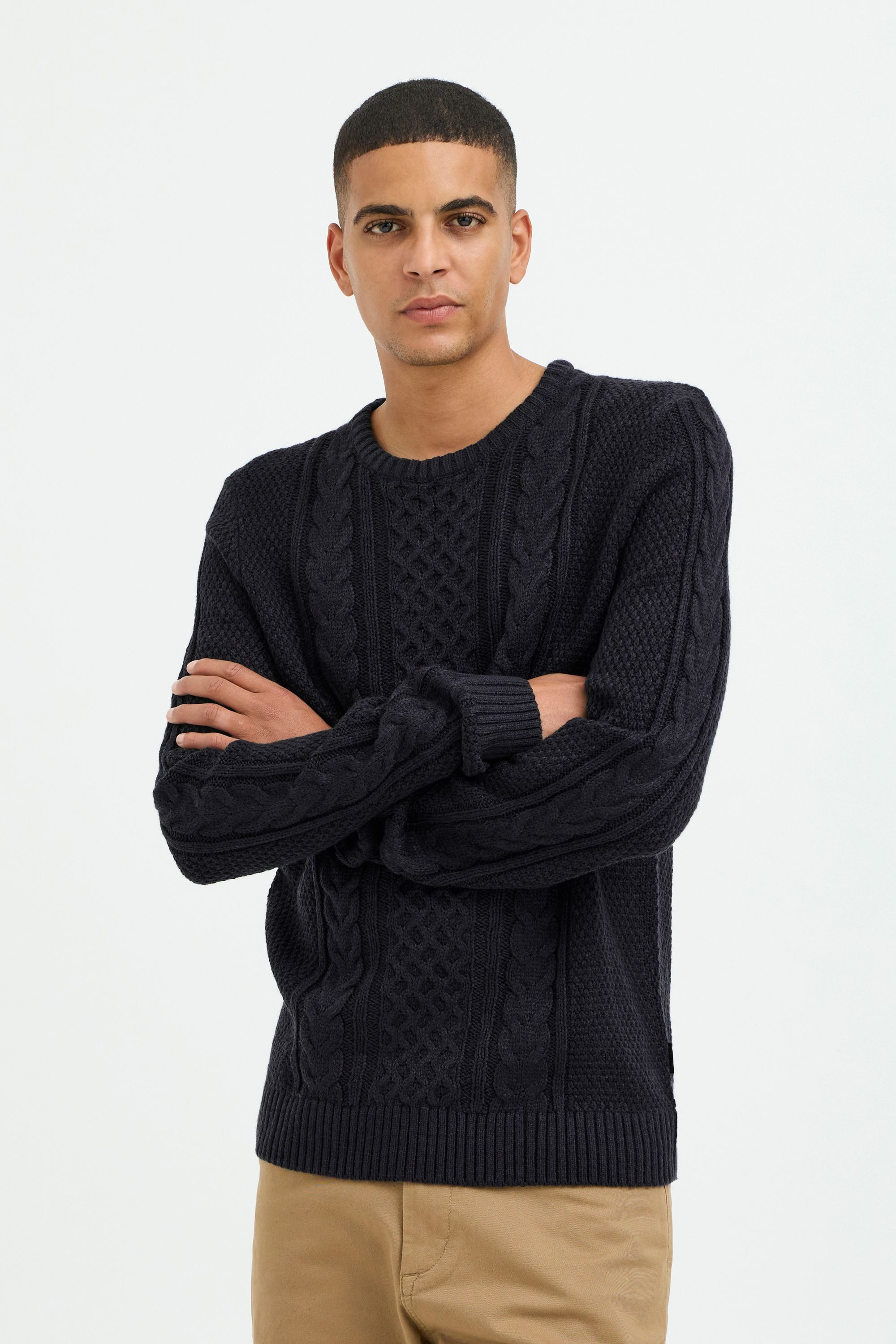 Blend Strickpullover BHPullover Klassischer Grobstrickpullover günstig online kaufen