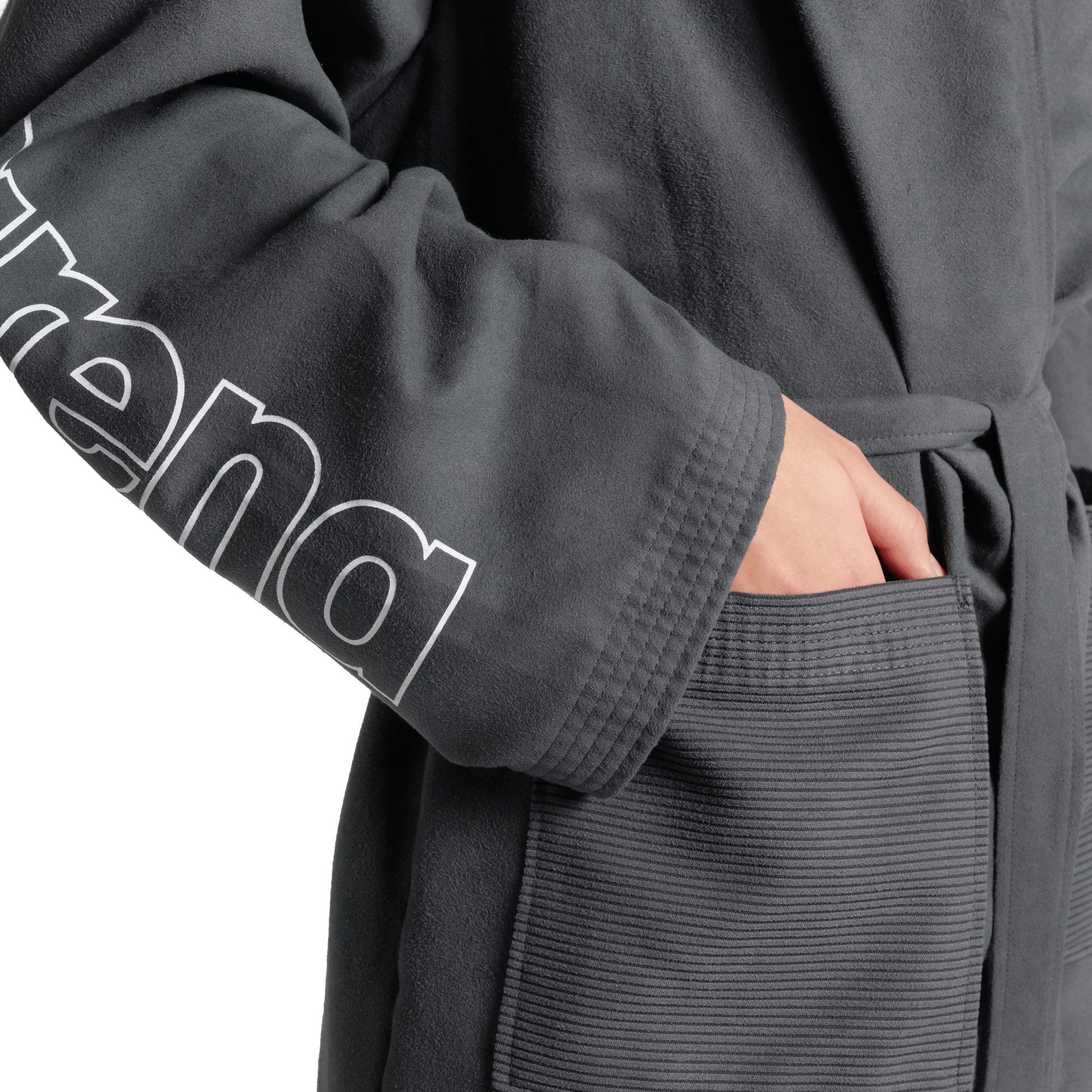 Arena Bademantel Arena Unisex Bademantel Zeal Robe 009032, Standardgröße, Ohne Verschluss