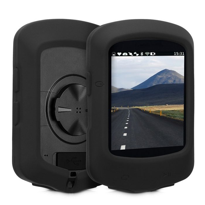 kwmobile Backcover Hülle für IGPSPORT iGS520 Silikon GPS Fahrrad Case Schutzhülle