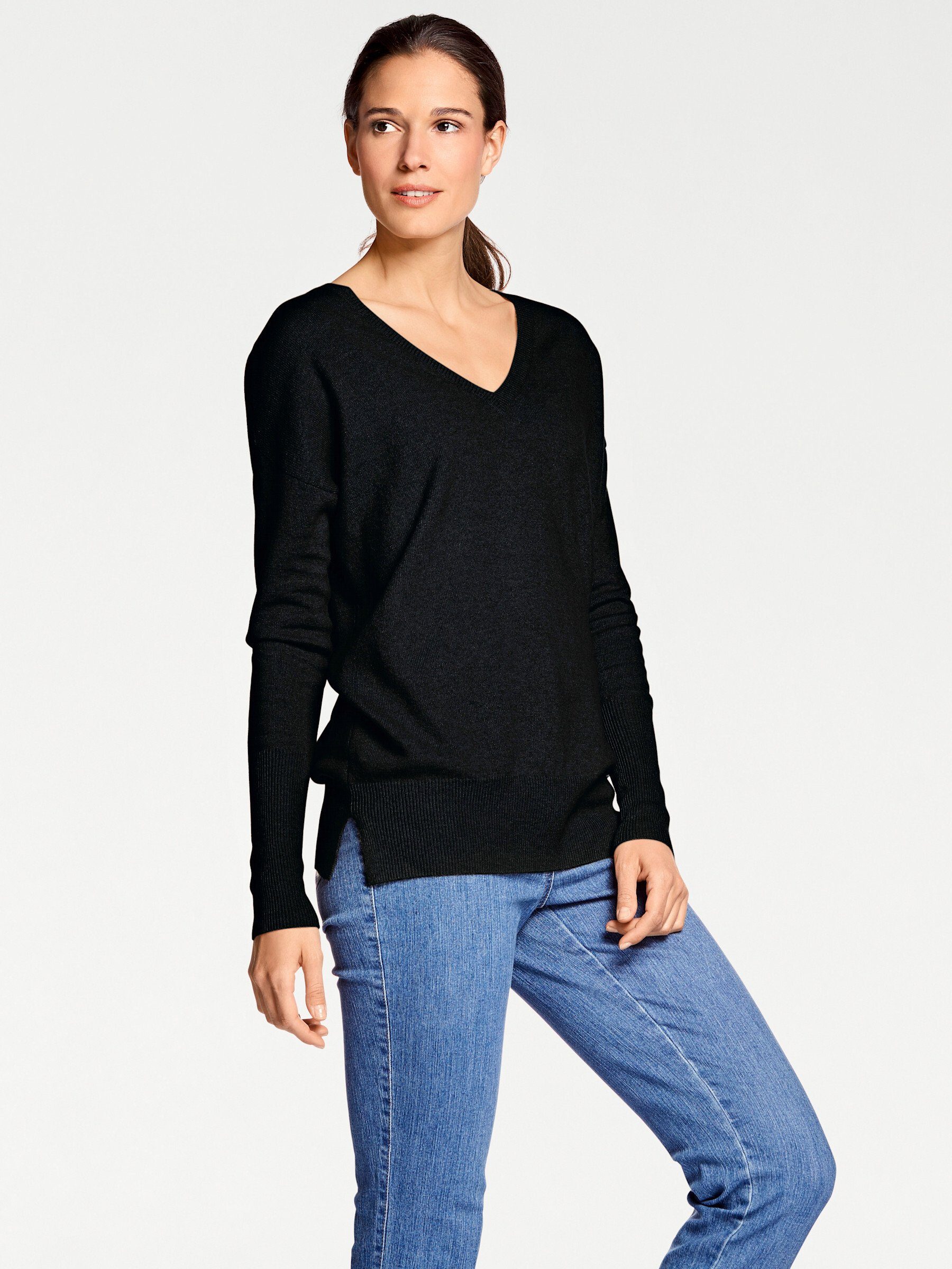 heine Strickpullover V-Pullover günstig online kaufen