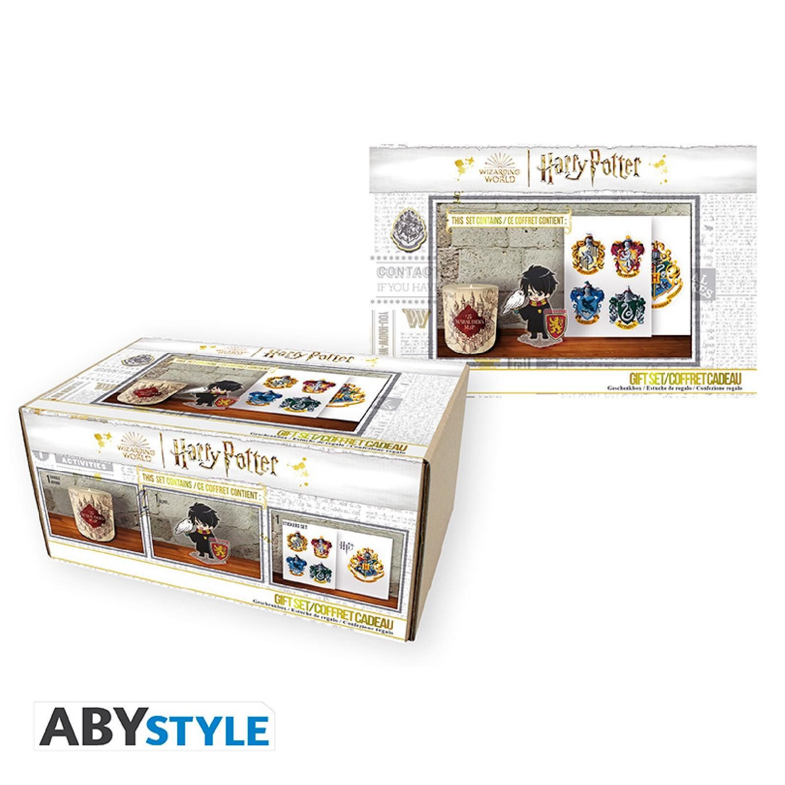 ABYstyle Stumpenkerze HARRY POTTER - Pck Candle + Acryl® + Stickers Harry Potter