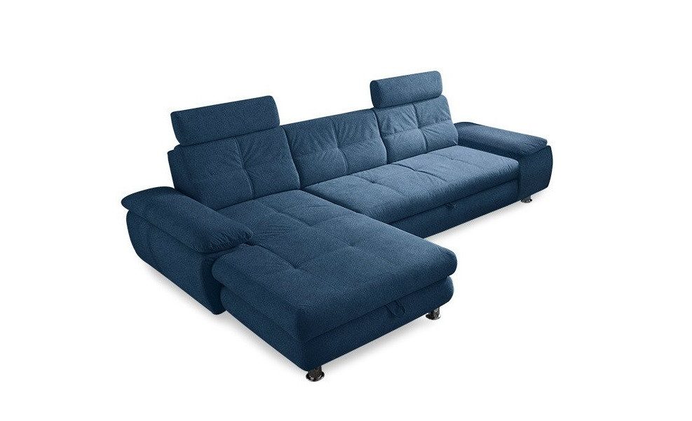ED EXCITING DESIGN Ecksofa Alba, mit Schlaffunktion und Bettkasten, Armlehn günstig online kaufen