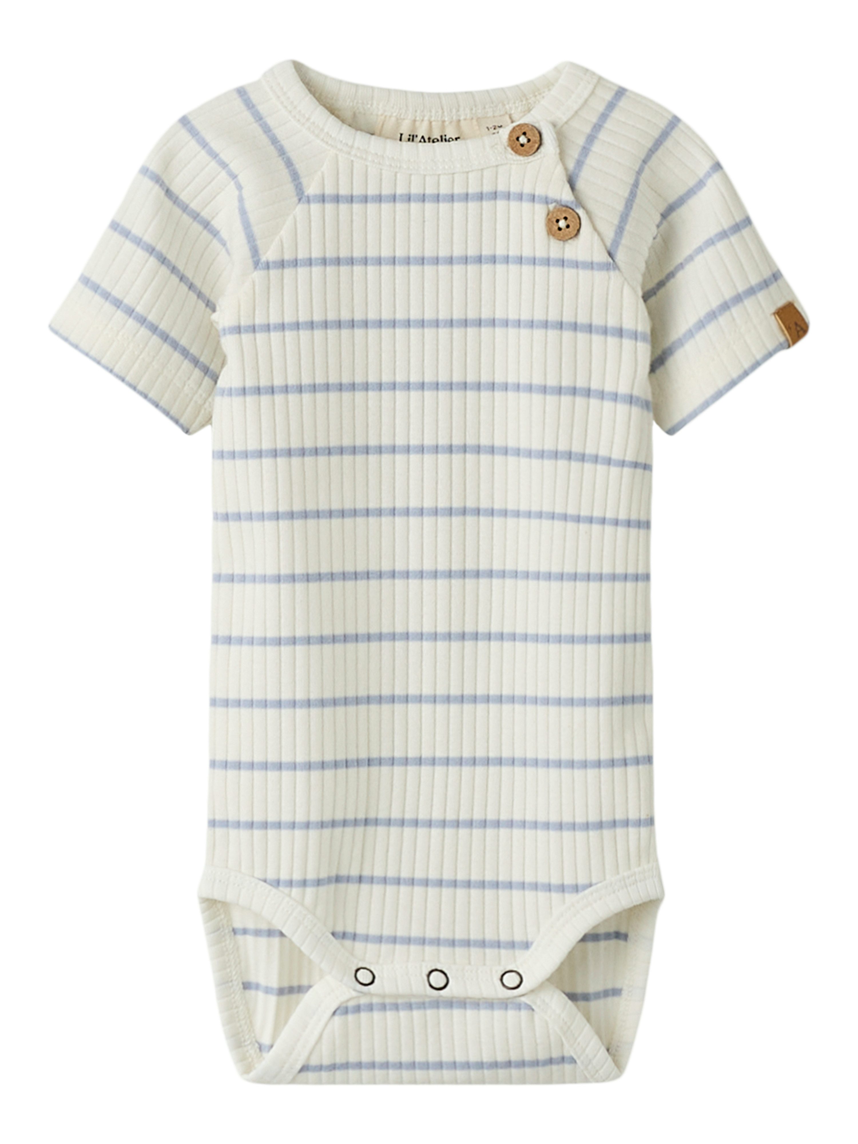 Lil' Atelier Kurzarmbody NBMKAIL SS SLIM BODY LIL NOOS Baumwollmischung, Kurzarm
