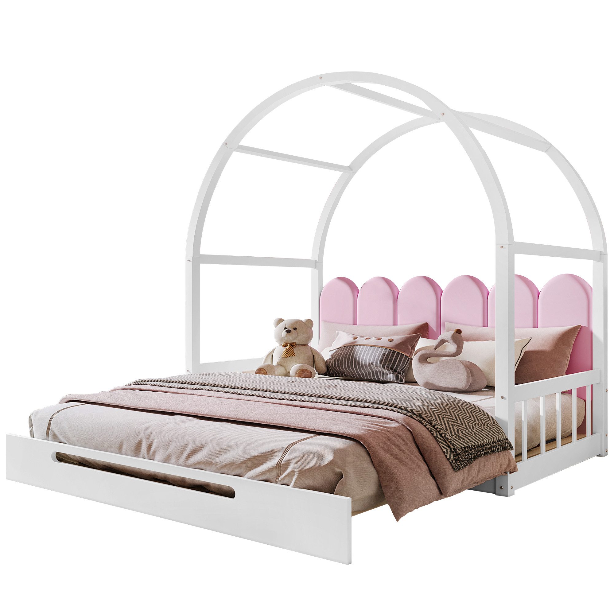 HAUSS SPOLE Kinderbett Holzbett Schiebebett Kinderbett Einzelbett Doppelbett