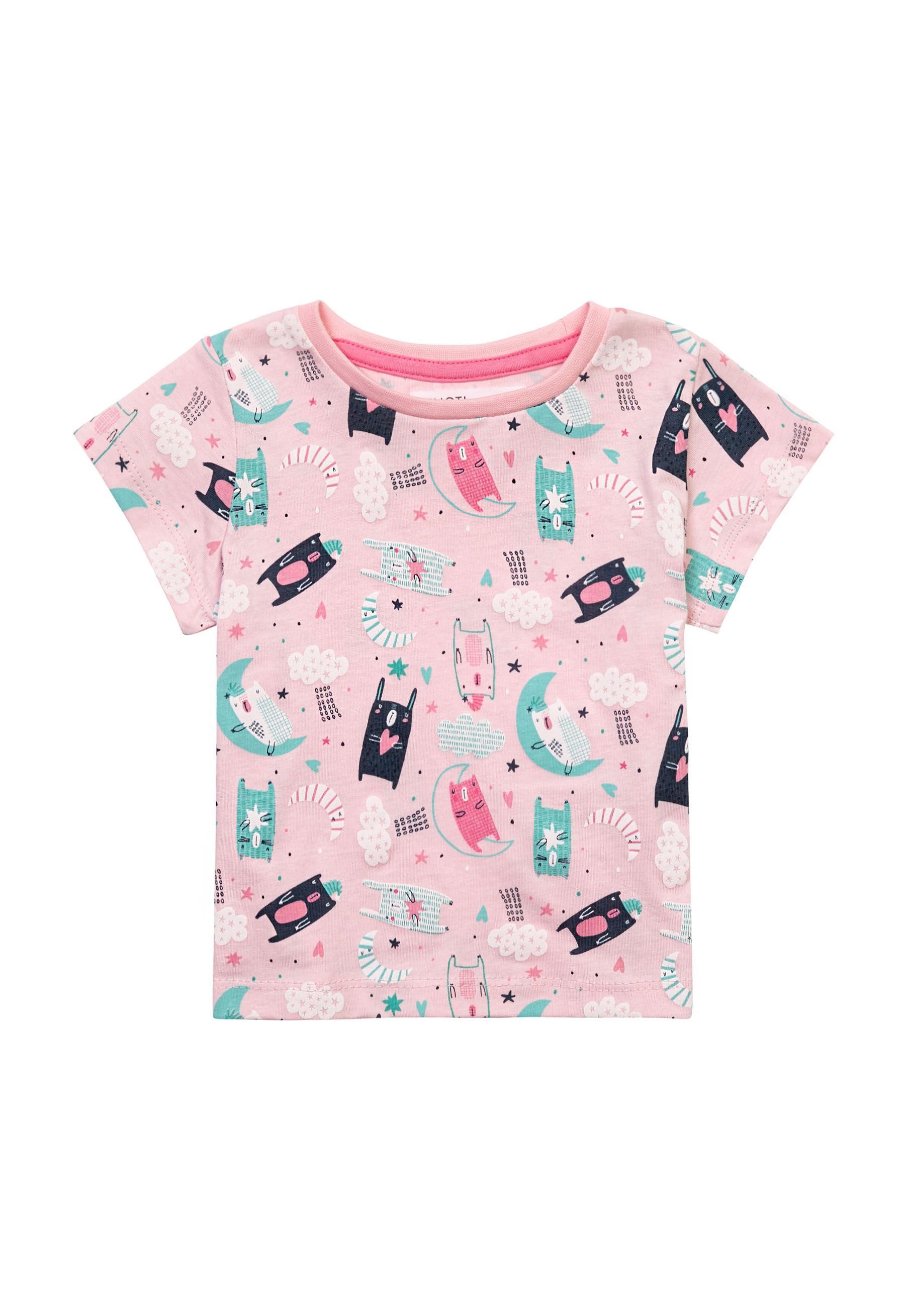 MINOTI Pyjama Sommer Schlafanzug Rosa (1y-8y)