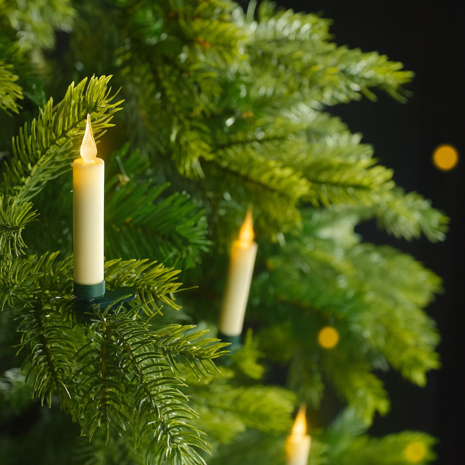 MARELIDA LED-Christbaumkerzen Baumkerzen mit Clip 10 Weihnachtskerzen Baumb günstig online kaufen