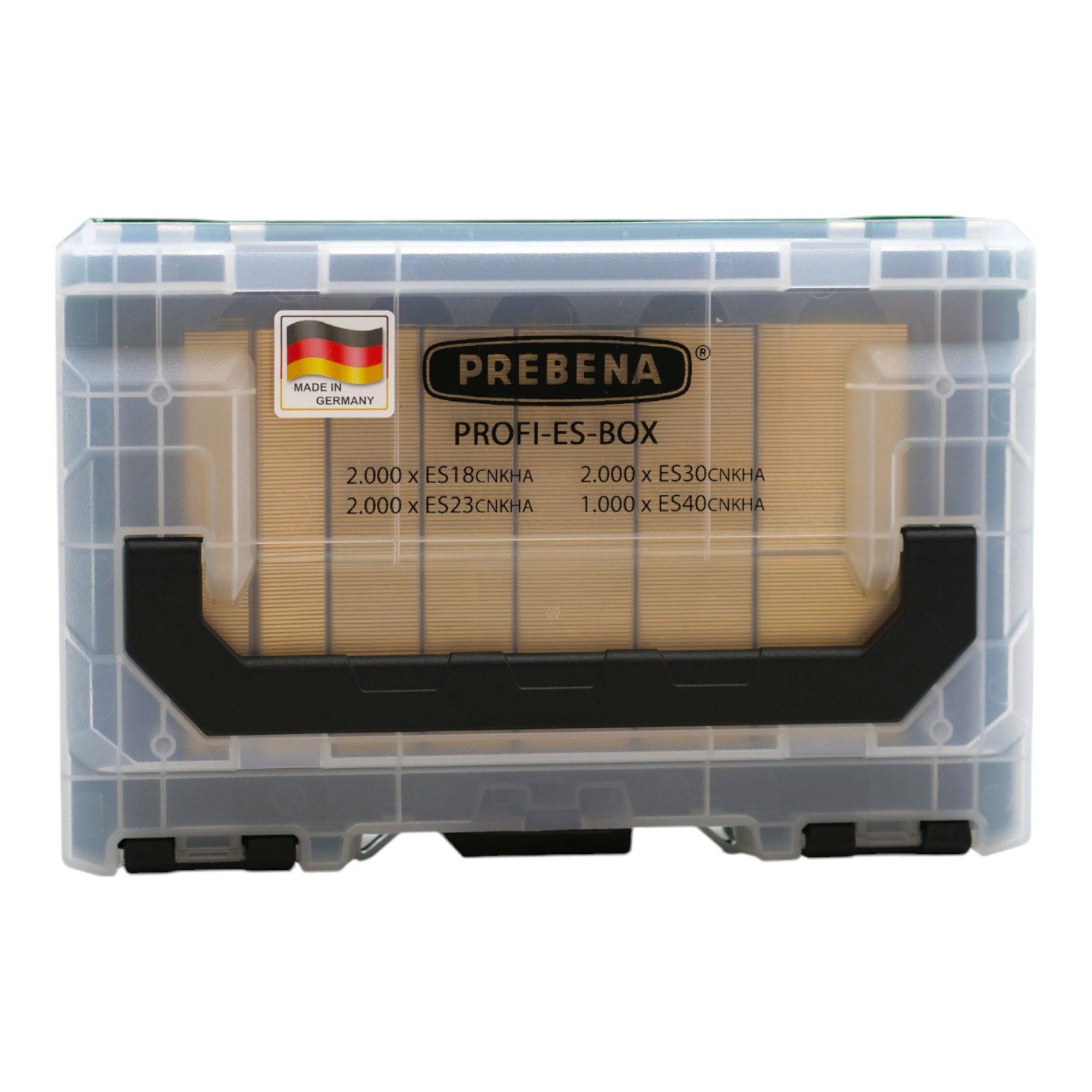 Prebena Krampen PROFI-ES-BOX Typ E 26 / 32 / 40 mm Stahl verzinkt geharzt 7000 Stück