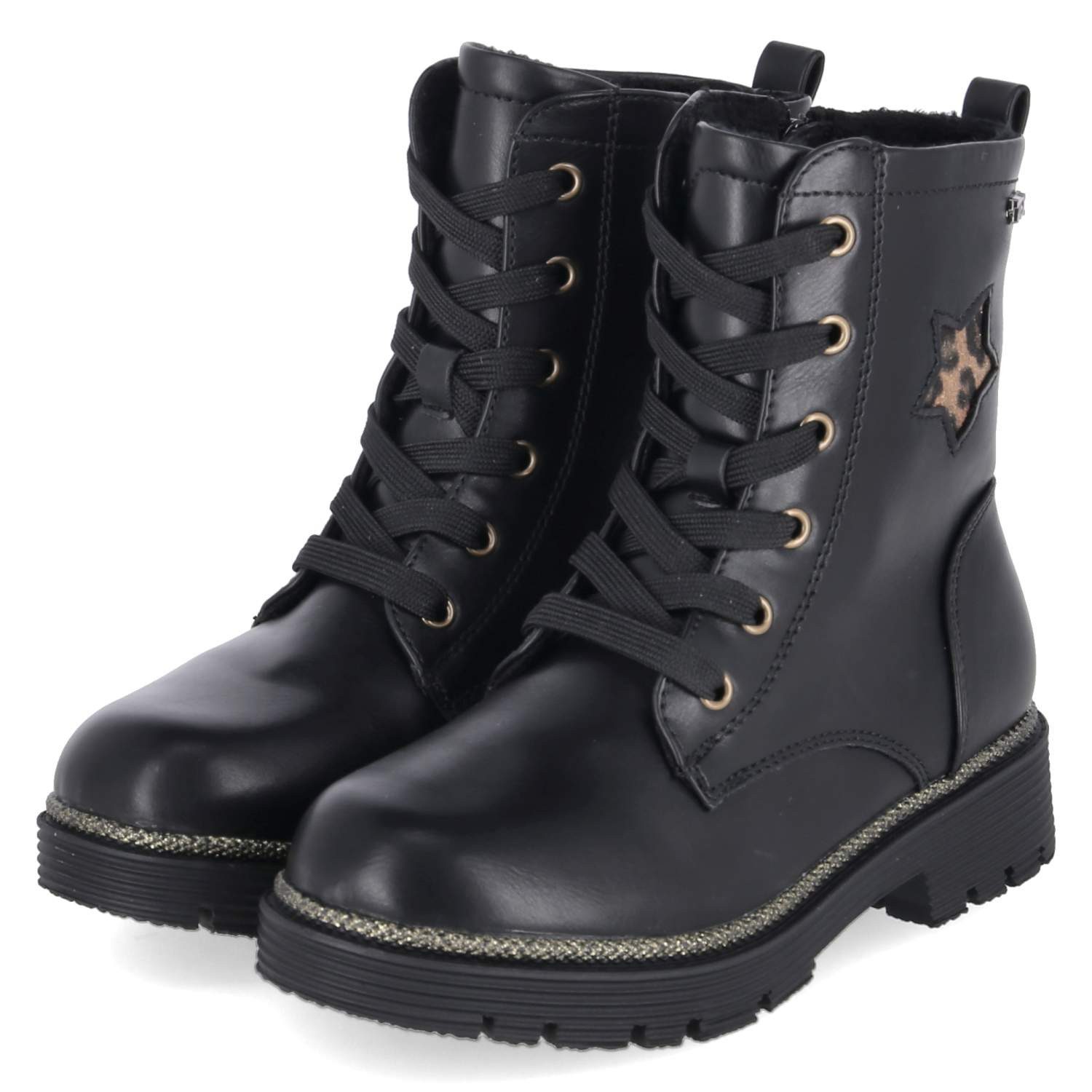 Indigo Indigo 452324000 Black Mädchen Synthetik black Winterstiefel