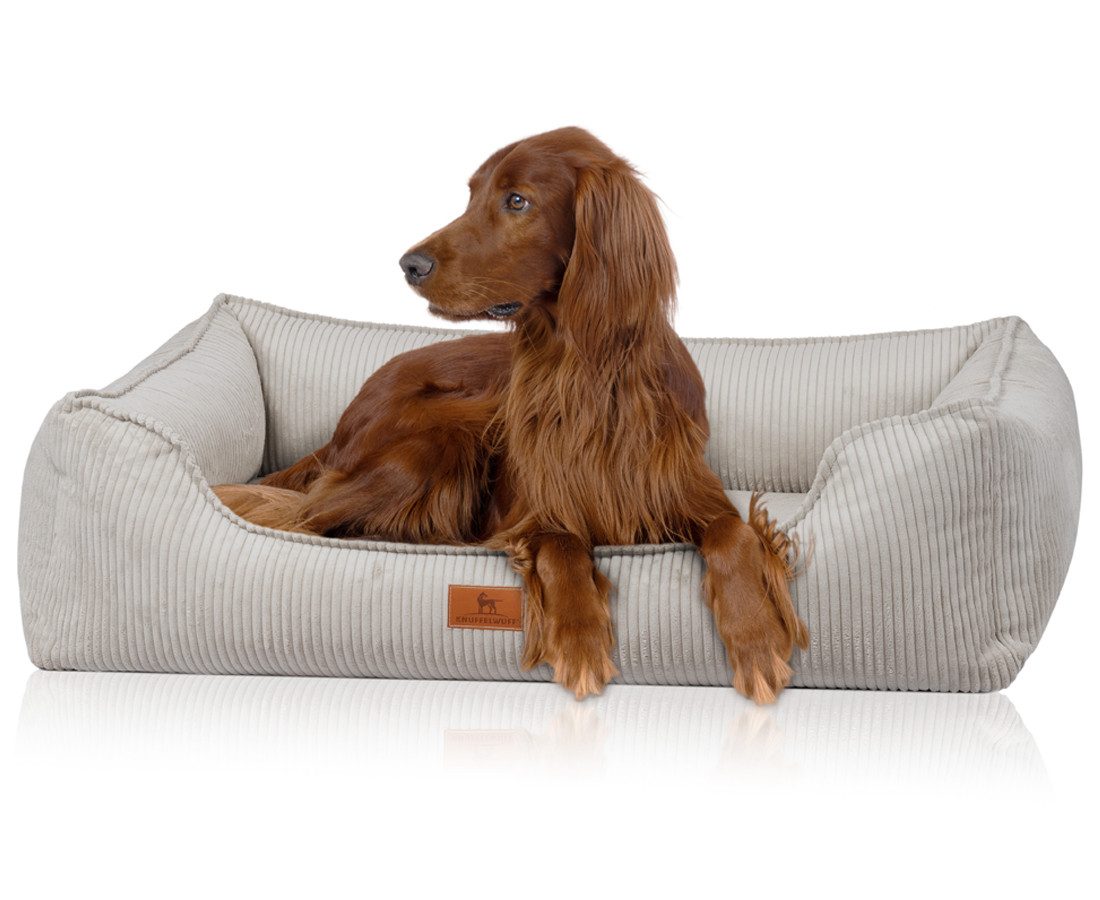 Knuffelwuff Tierbett Hundebett aus Cord Nunavut, Orthopädisch günstig online kaufen