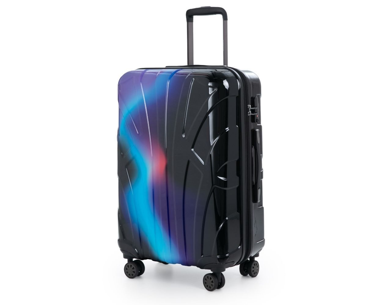 Suitline Koffer S1, 4 Rollen, mittelgroßer Hartschalen-Koffer Check-In Reisekoffer TSA 68 L