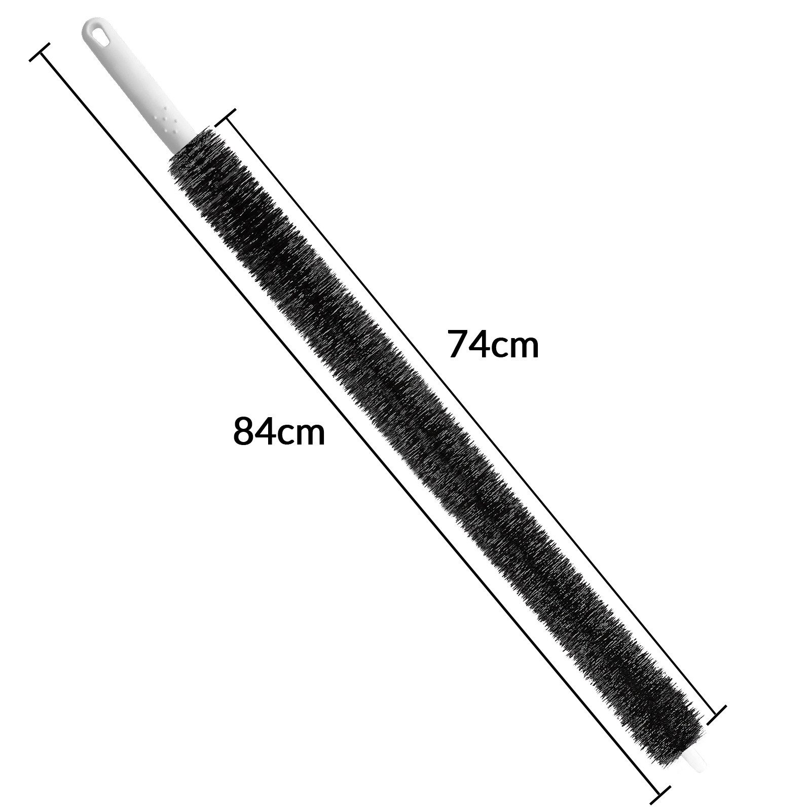 monzana Reinigungsbürste, Heizkörperbürste Lang Heizungsreinigung Flexibel Radiatorenbürste 84cm