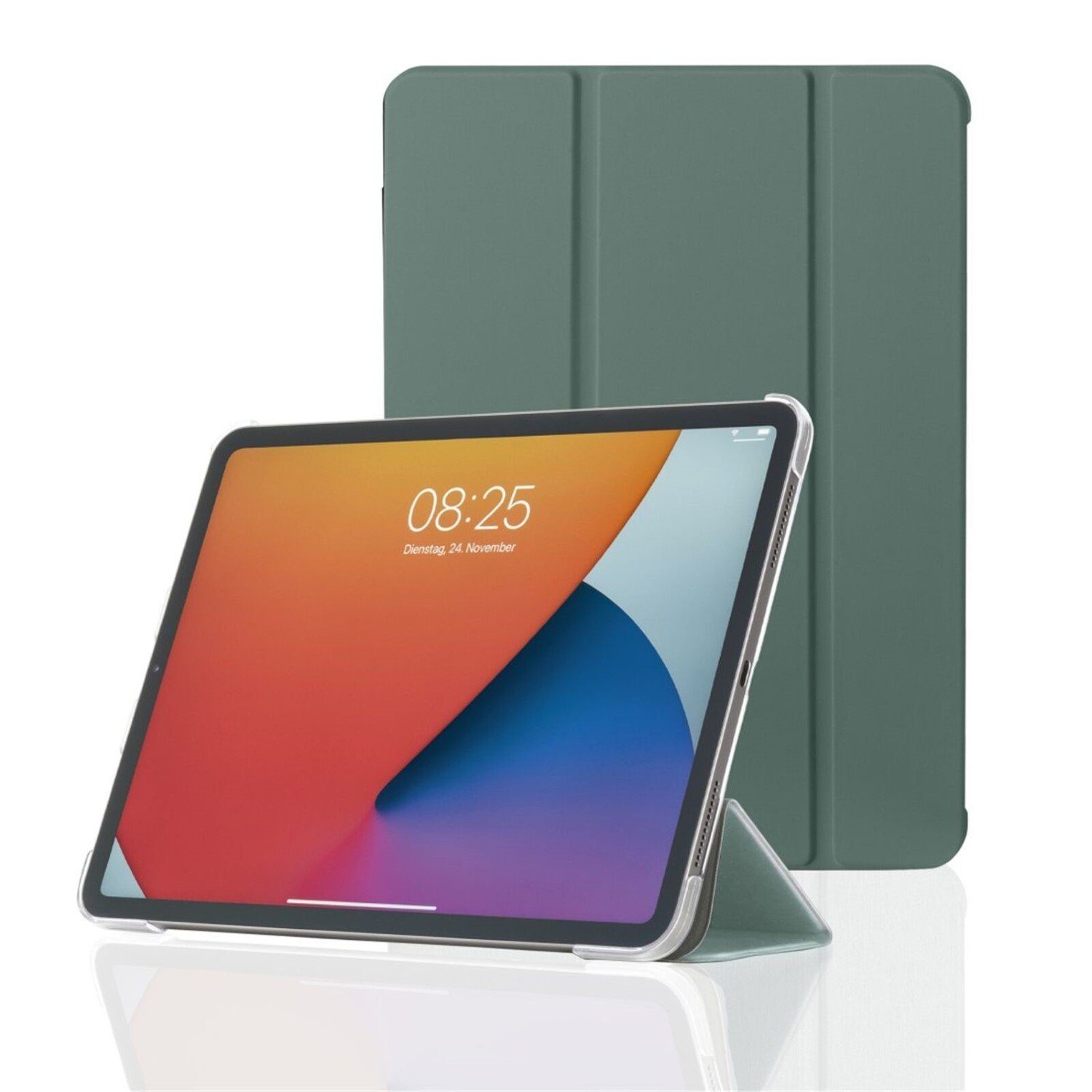 Hama Tablet-Hülle Smart Case Fold Clear Tasche Cover Hülle Grün, für Apple iPad Pro 11" 2020 2. Generation 2021 3. Gen. 2022 4. Gen.