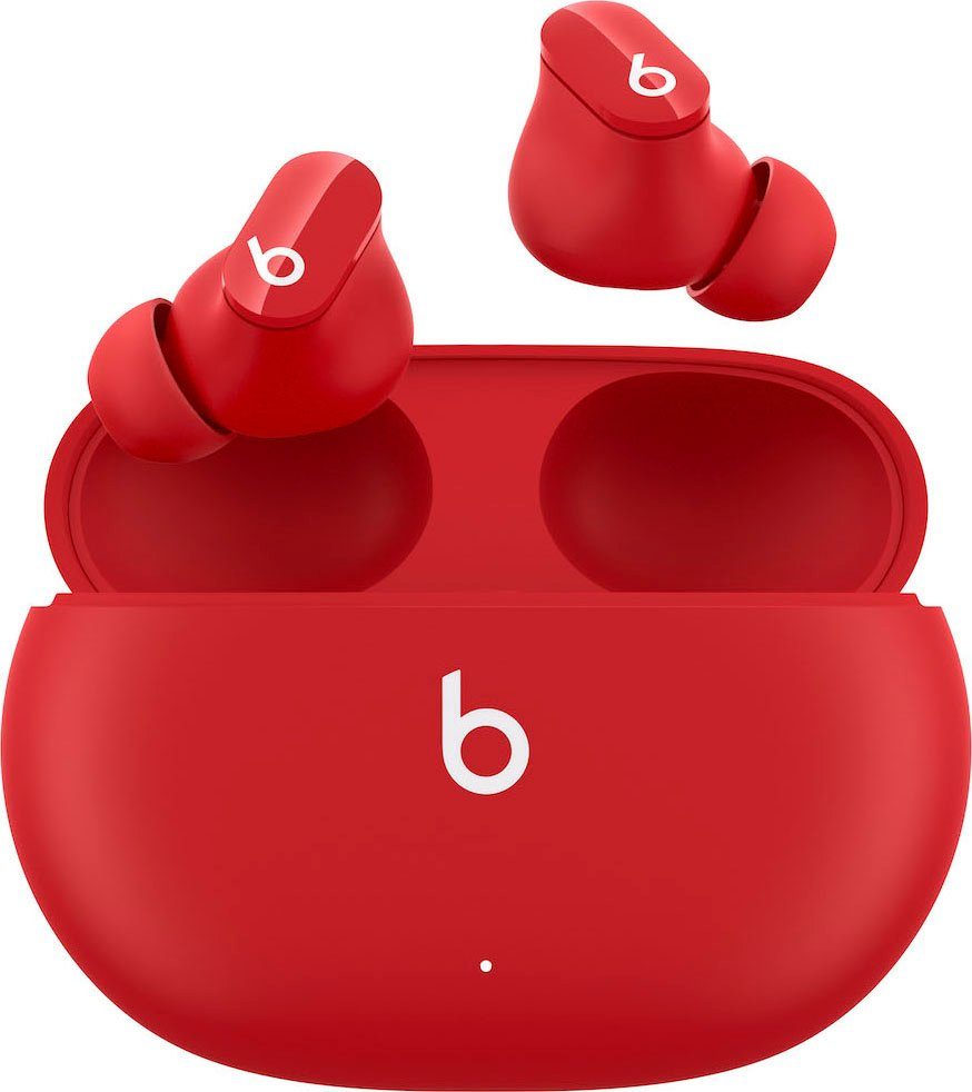 Beats by (Active Studio Siri, Musik, kompatibel mit Steuerung Dr. Transparenzmodus, Bluetooth, integrierte Geräuschunterdrückung) Noise und Kabellose (ANC), In-Ear-Kopfhörer - mit Siri, Beats rot Dre Anrufe für Cancelling Buds