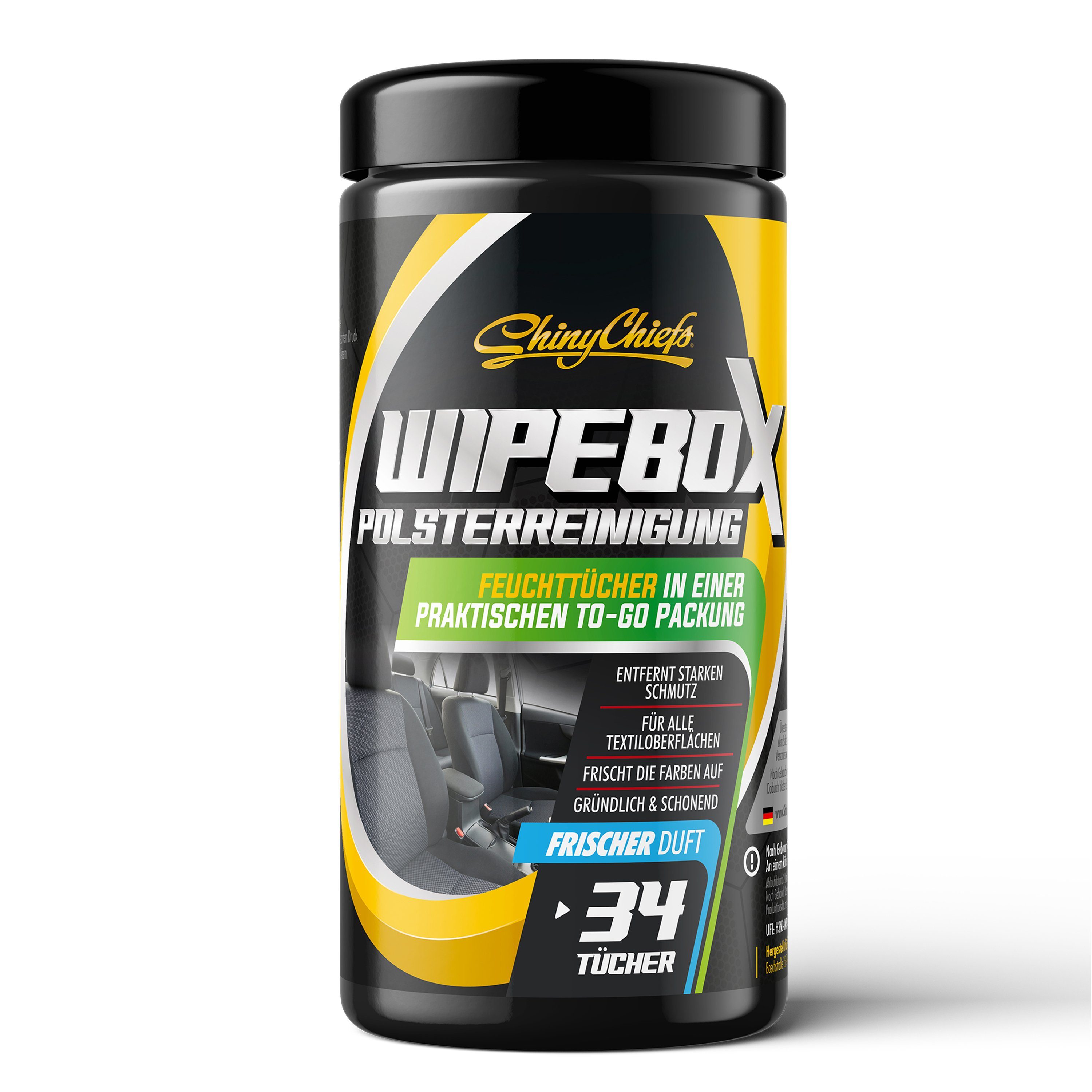 ShinyChiefs POLSTER TÜCHER Textilreinigungstücher 34 Stuck - Polsterreinigung Reinigungstücher (34-tlg)