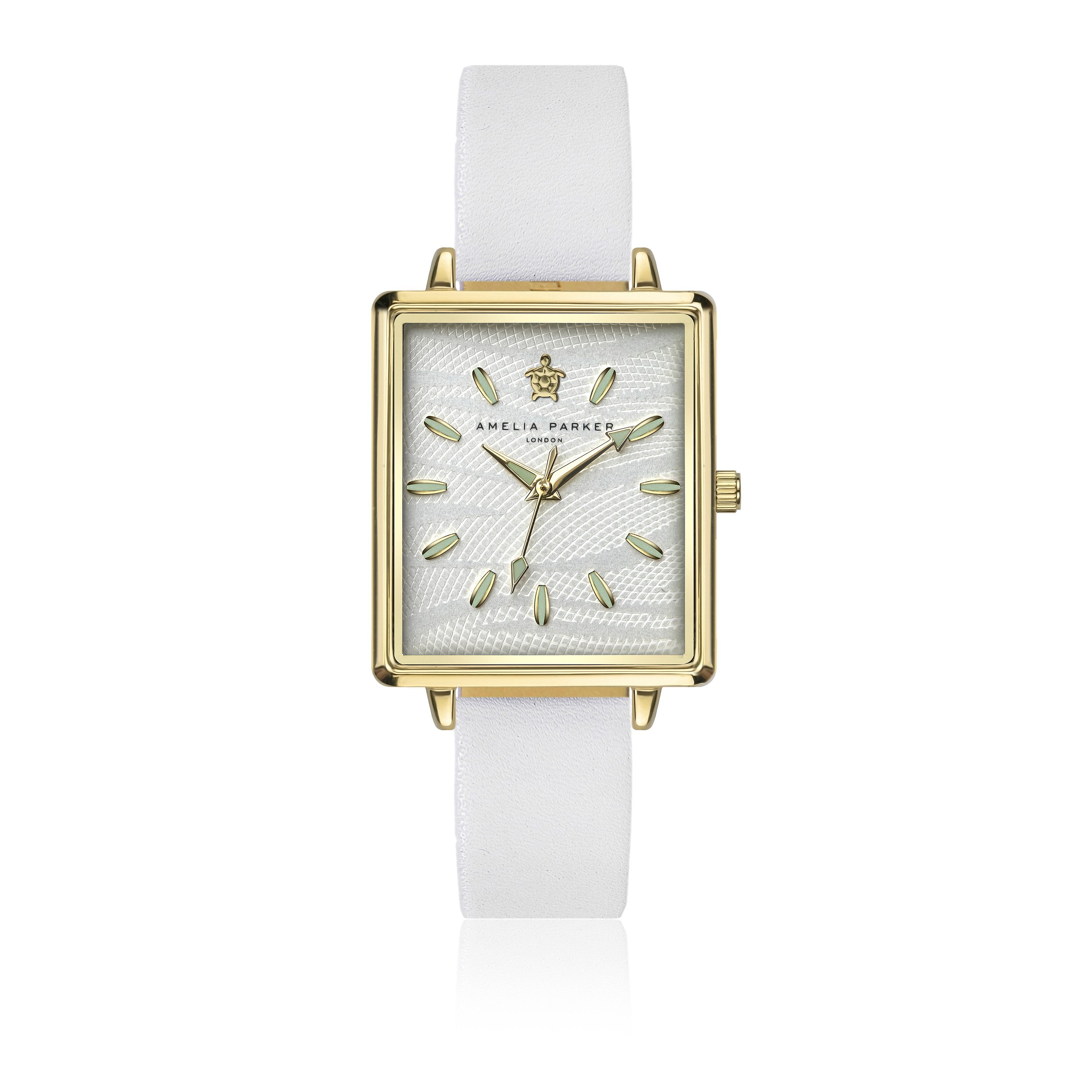 AMELIA PARKER Quarzuhr AF5-S044G Desert White Padded and stitched smooth