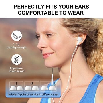 Edifier® P205 In-Ear-Kopfhörer (Vioce Assistant, Bluetooth, 8mm Treiber, mit Mikrofon)