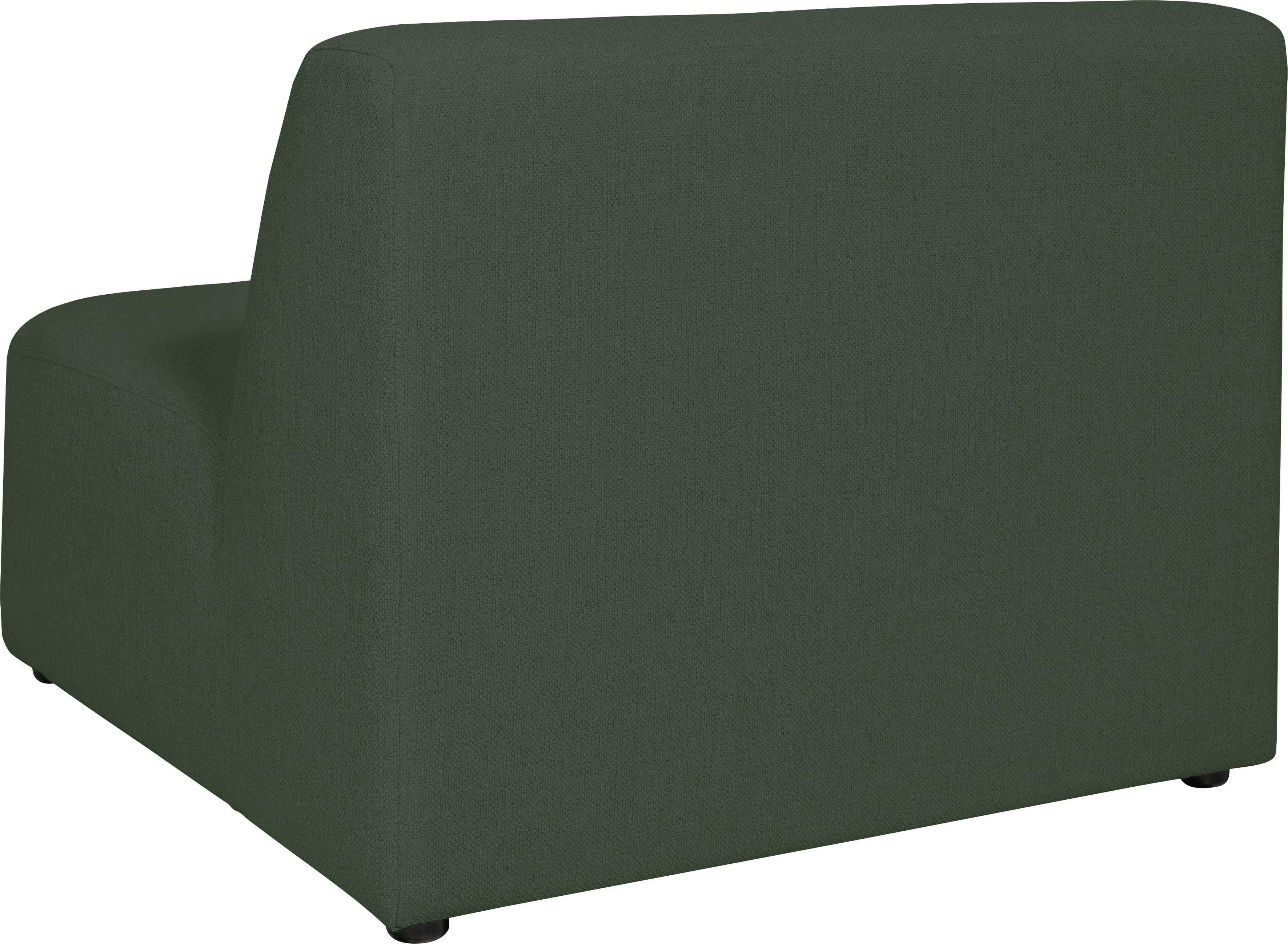 INOSIGN Sofa-Mittelelement Koa, angenehmer Proportionen khaki Komfort, schöne