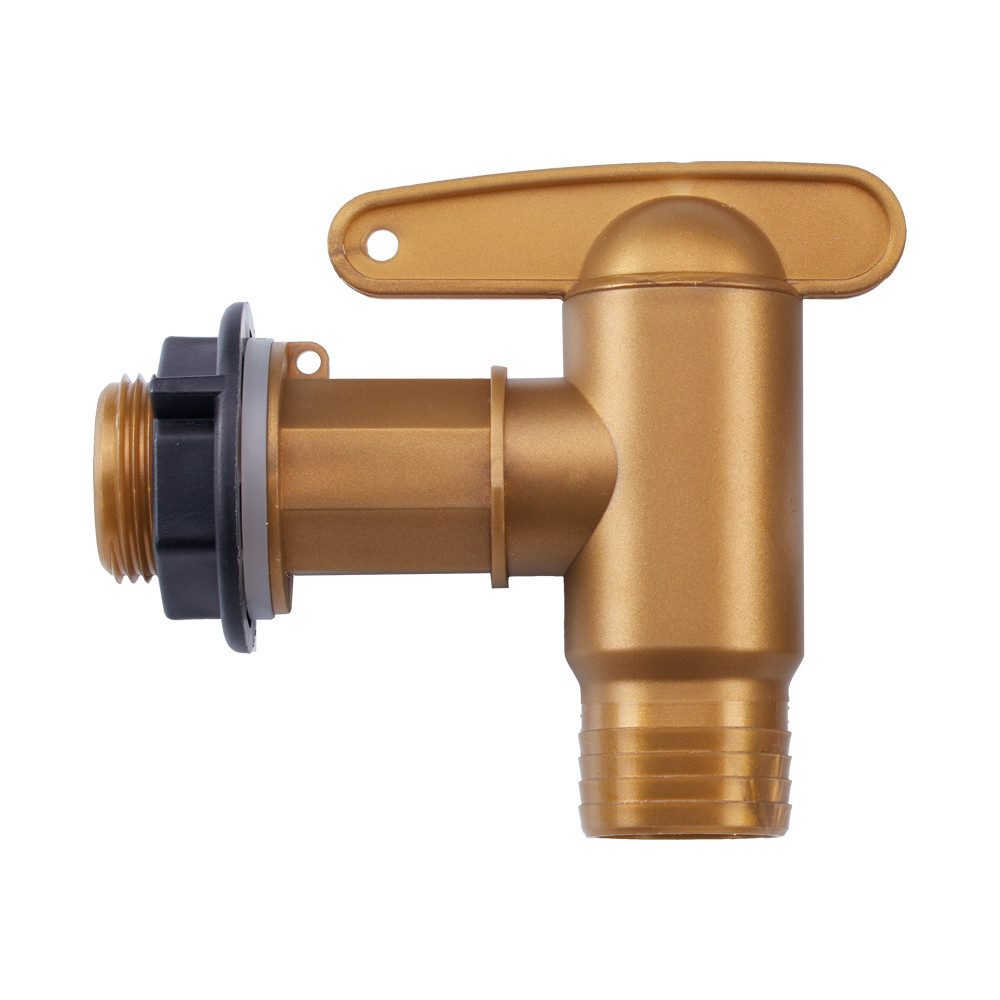 4rain VINO Regentonne 250L Holzoptik - Regenfass Mit Hahn Frostsicher