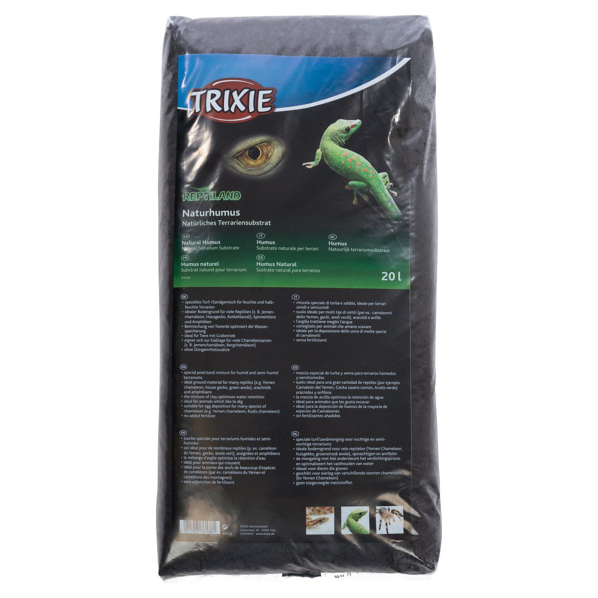 Terrarien-Substrat Naturhumus, natürliches Terrariensubstrat