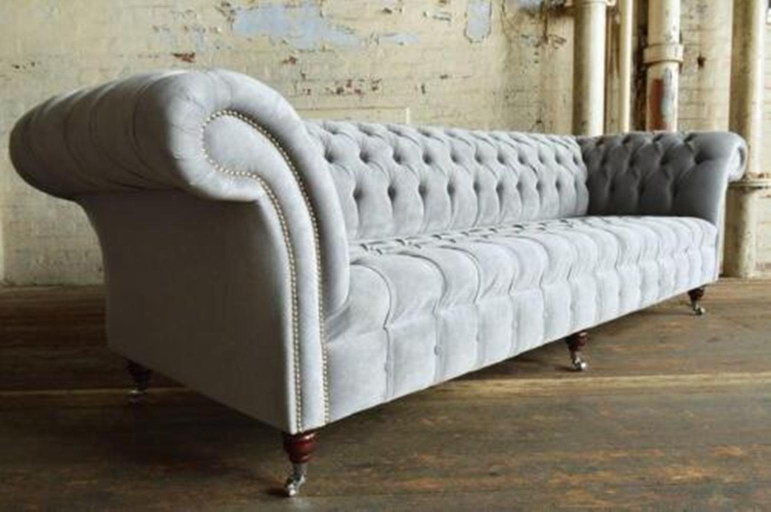 Chesterfield Design Polster JVmoebel Sitzer Chesterfield-Sofa, Couch Luxus Sofa 4