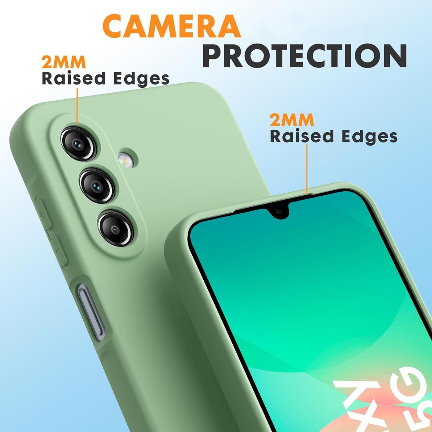 CoolGadget Handyhülle Silikon Colour Series Slim Case für Samsung Galaxy A17 5G 6,7 Zoll, Hülle weich Handy Cover für Samsung A17 5G Schutzhülle – Bild 2 von 5