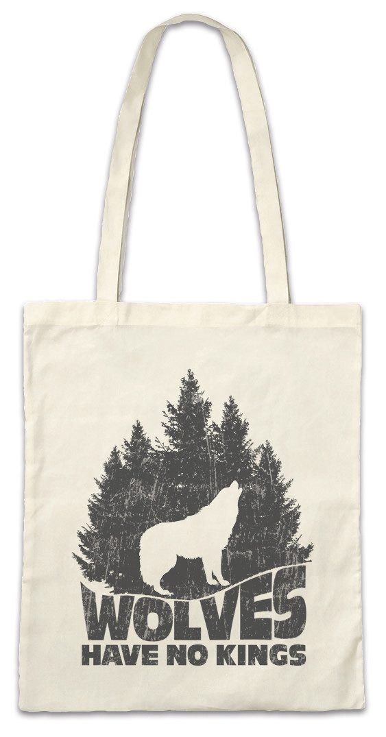Urban Backwoods Beuteltasche Wolves Have No Kings II Stofftasche The Farseer Wolf Wulf Trilogy Fitz (1-tlg), Der Weitseher Chivalry Hobb