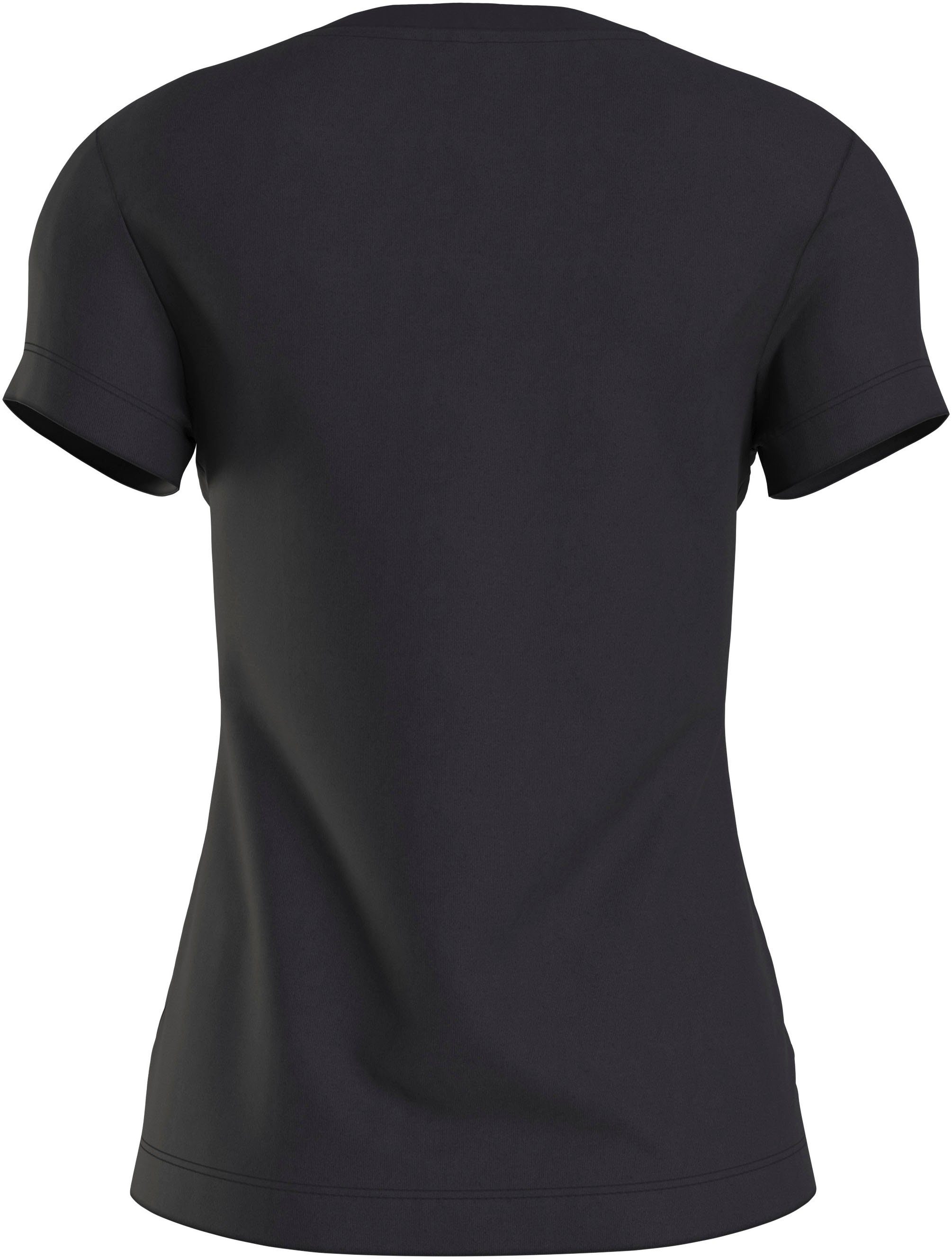 Calvin Klein Jeans T-Shirt mit Logomarkenlabel schwarz | T-Shirts