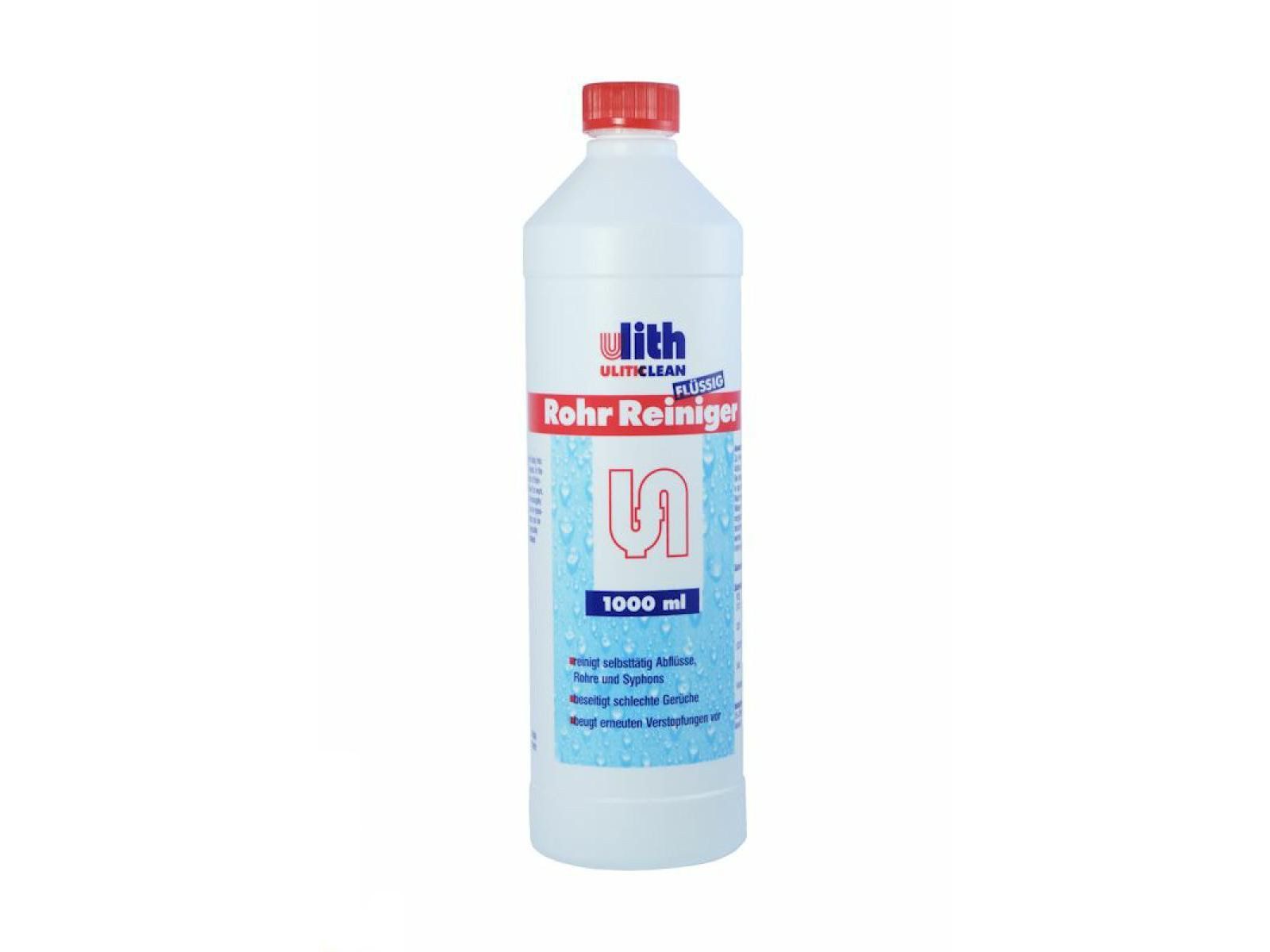 Ulith Chemischer Rohrreiniger Abflussreiniger - flüssig - 1000ml Rohrreiniger