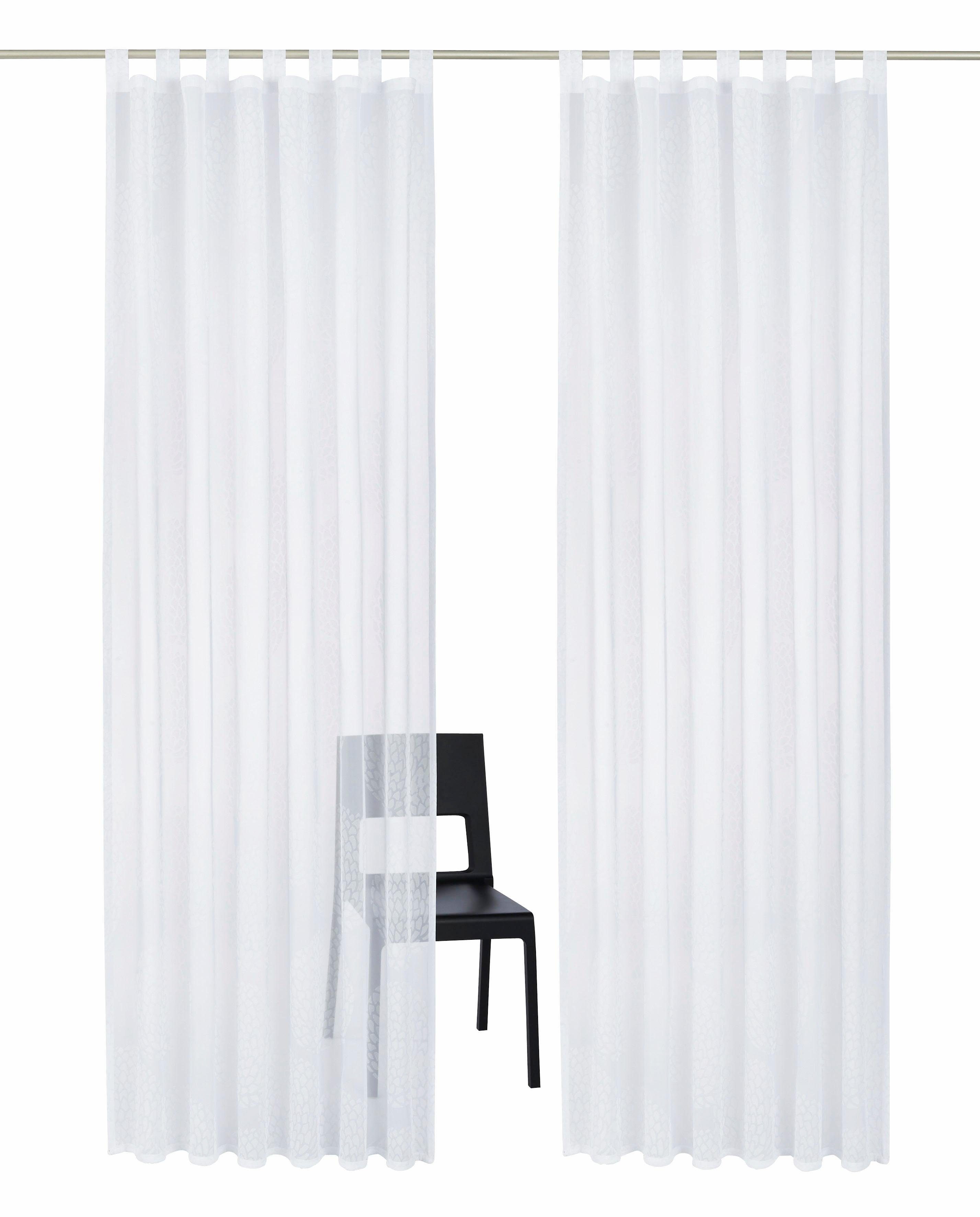 my home Gardine Belem (1 St), Schlaufen, transparent, Voile, 1 oder 2 Schal günstig online kaufen