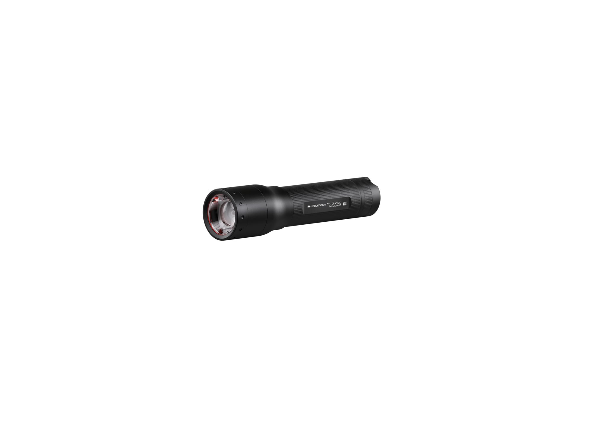Ledlenser Taschenlampe C7R Classic, 1000 Lumen max., 210m Leuchtweite, IP54, bis 40 Std. Laufzeit, Akku