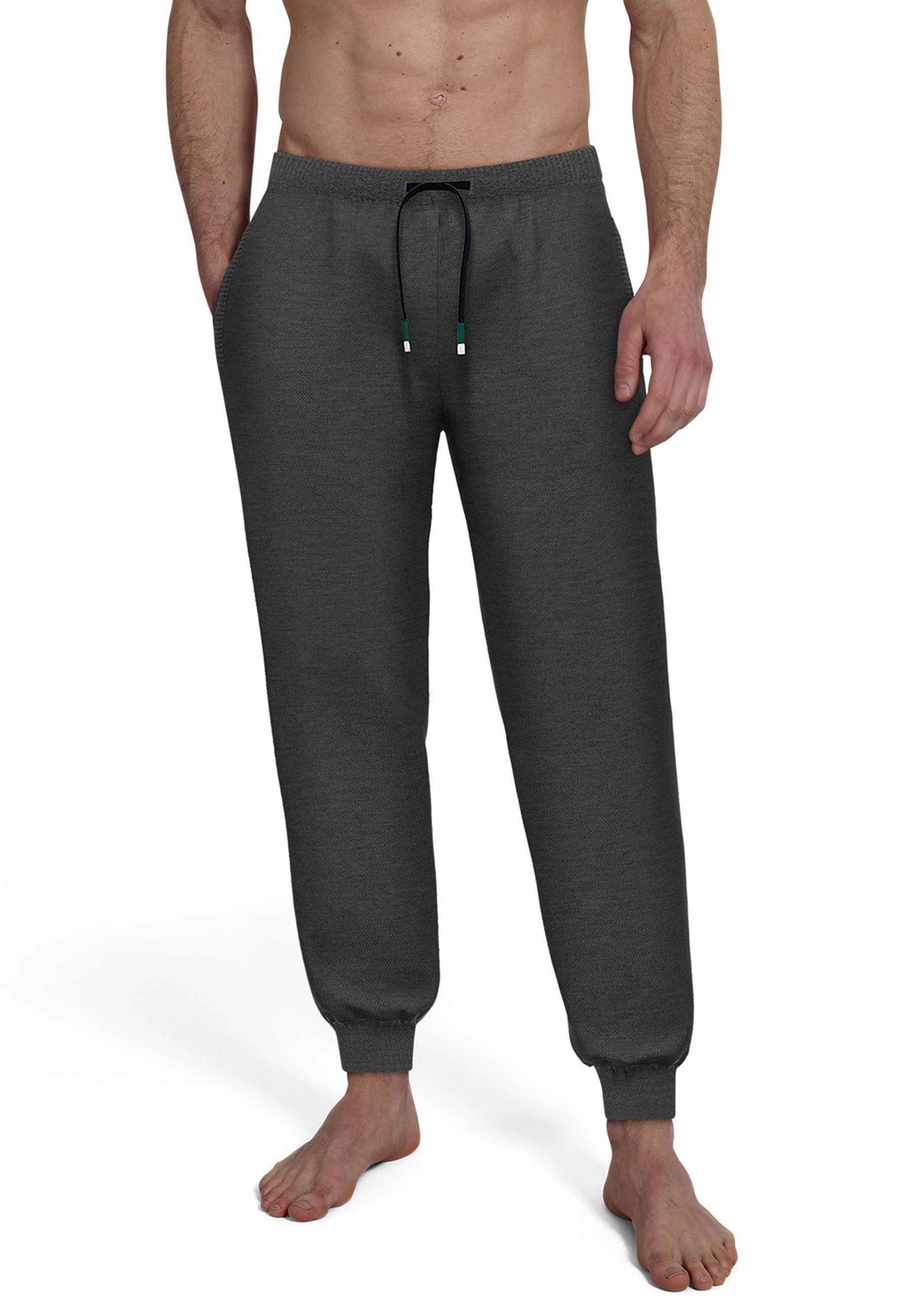 bugatti Pyjamahose Bologna mit Seitentaschen, niedriger Bund, bequem, elast günstig online kaufen