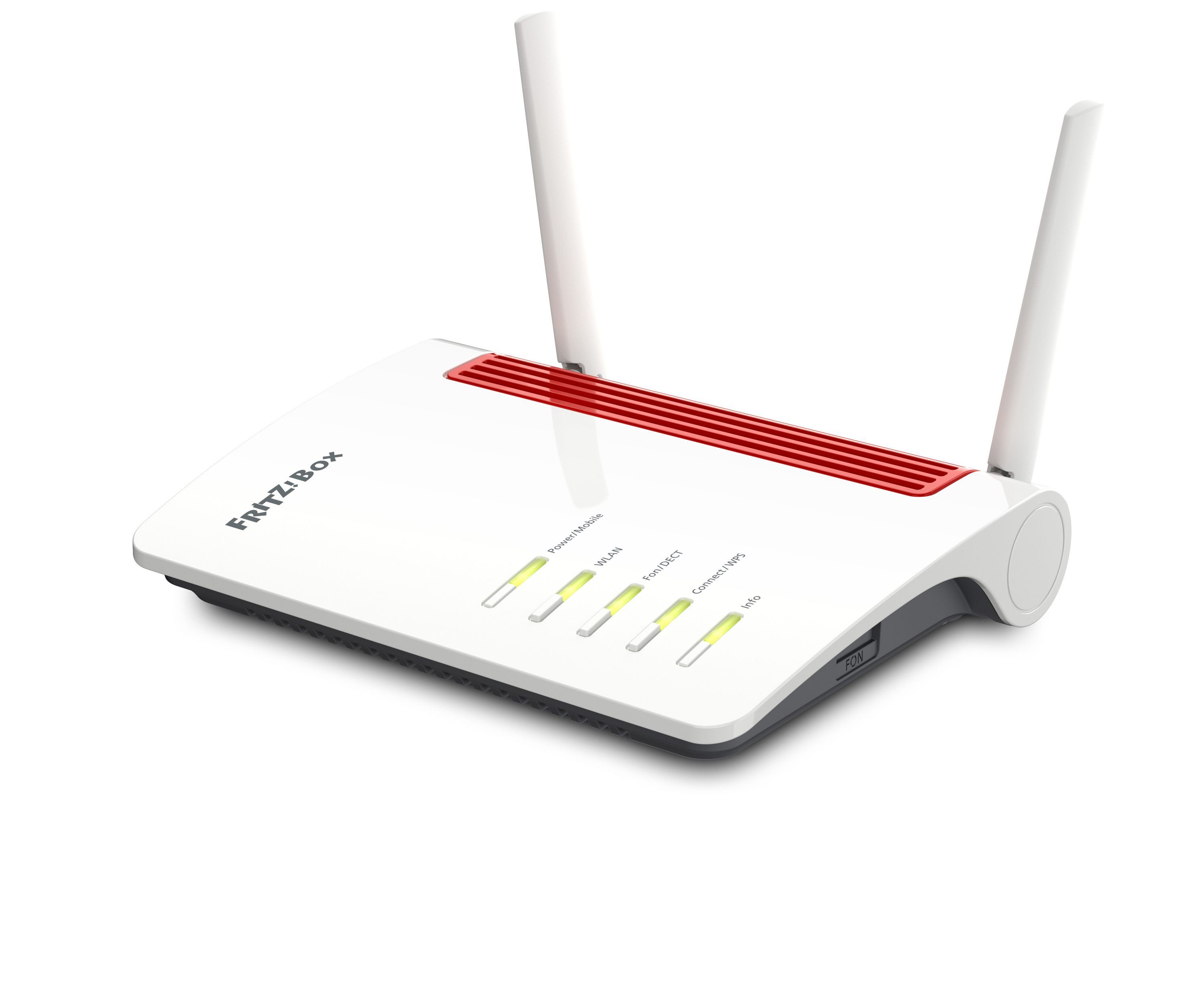 Fritz! 20003084 WLAN-Router, Netzwerkrouter WLAN, Internetrouter WLAN