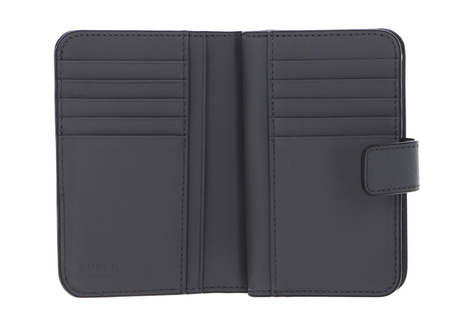 Furla Geldbörse Compact Wallet With Zip, aus echtem Leder