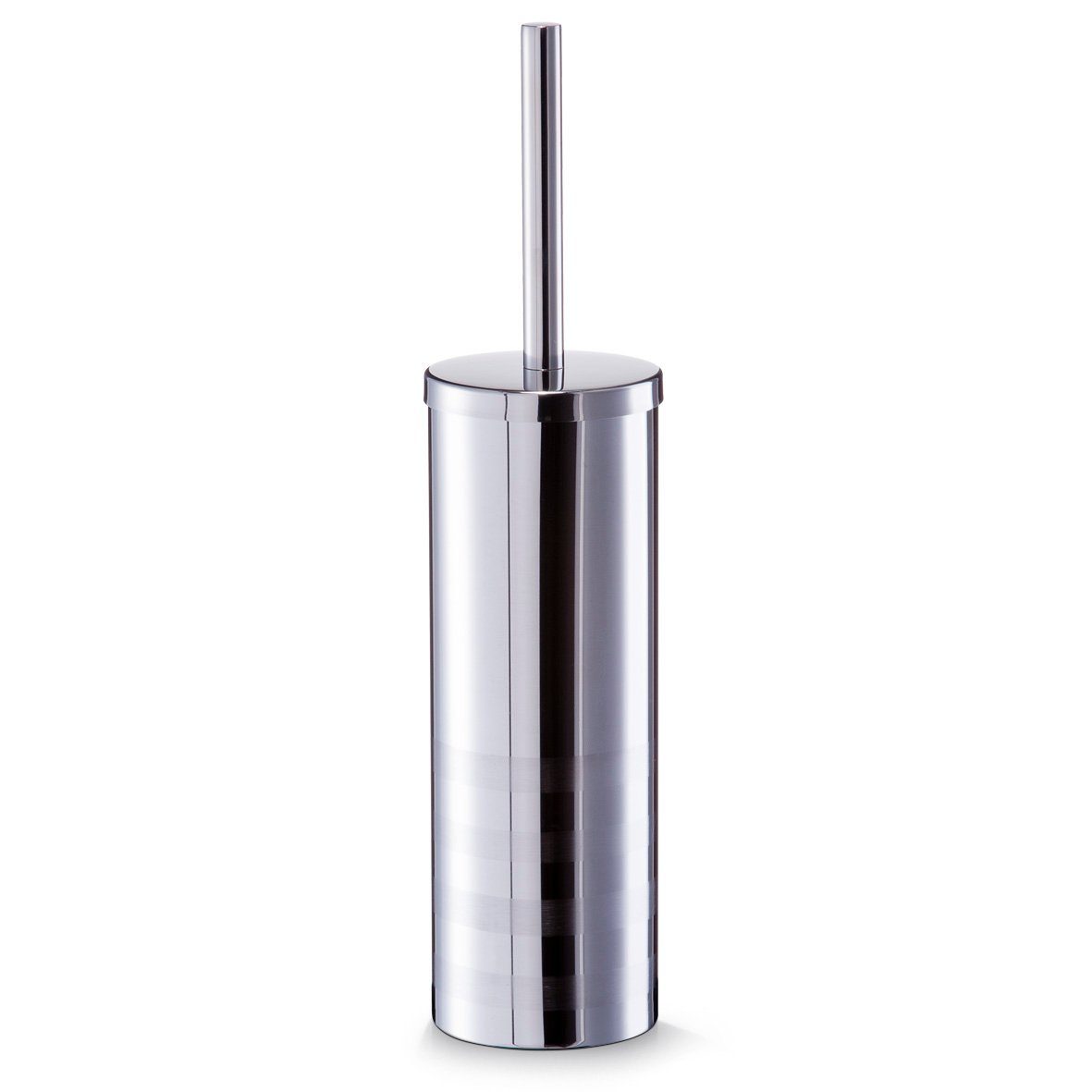 Zeller Present Badaccessoire-Set WC-Bürste, Edelstahl, silber, Ø9 x 39 cm