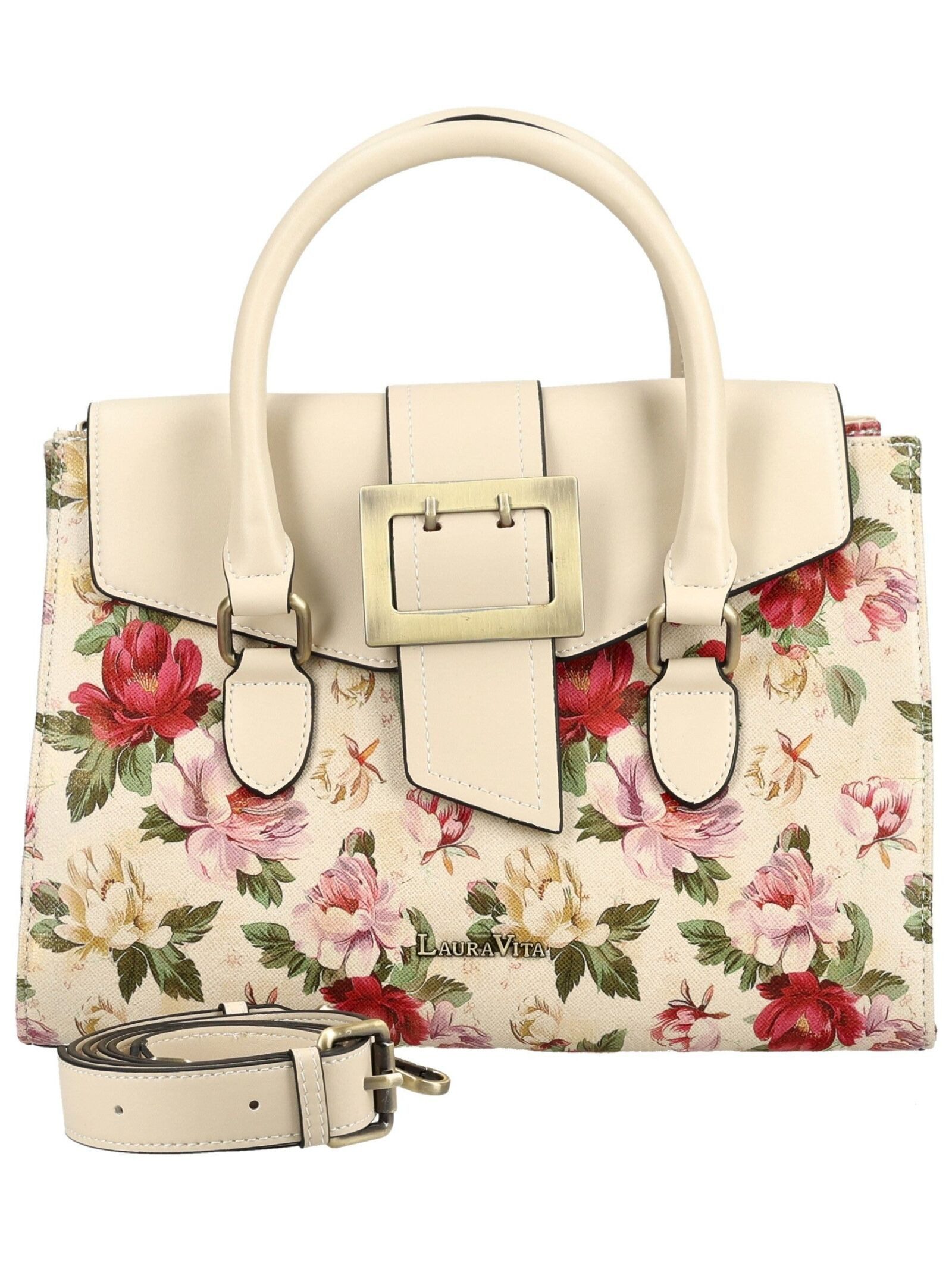 Henkeltasche LAURA VITA Taschen Lederimitat/Textil