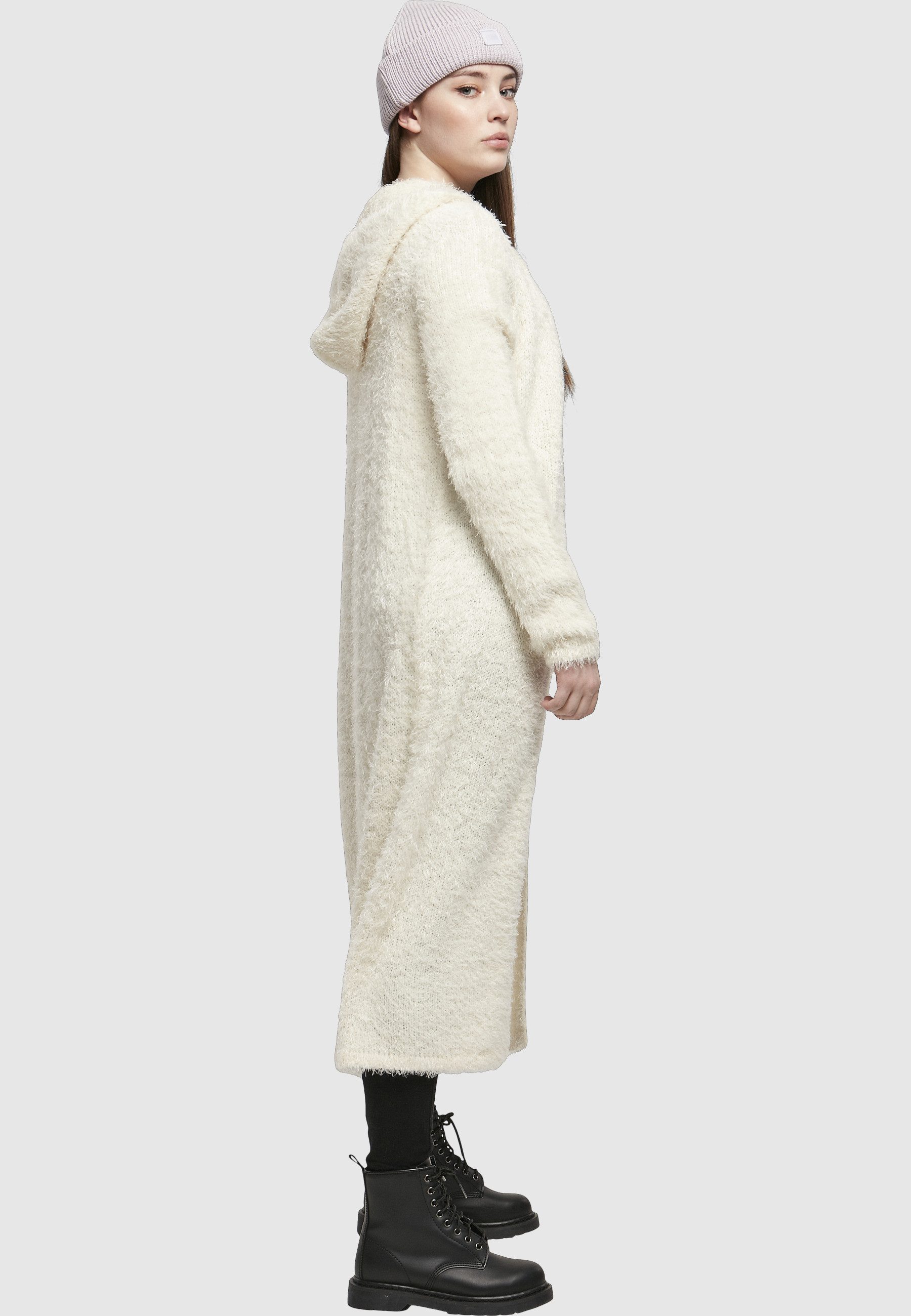 URBAN CLASSICS Cardigan Urban Classics Damen Ladies Hooded Feather Cardigan (1-tlg)