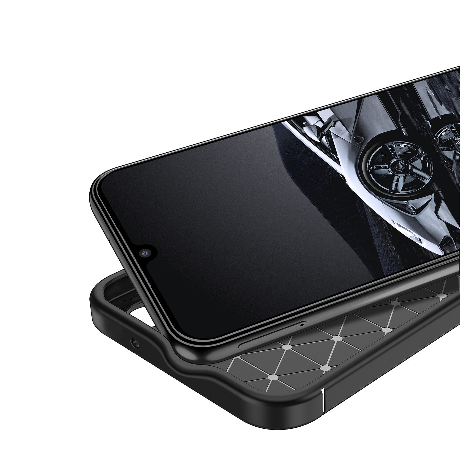 Tec-Expert Handyhülle Cover Hülle für Samsung Galaxy A14 & A14 5G 6.6 Zoll, 6.6", Case Backcover mit detaillierten Ausschnitten
