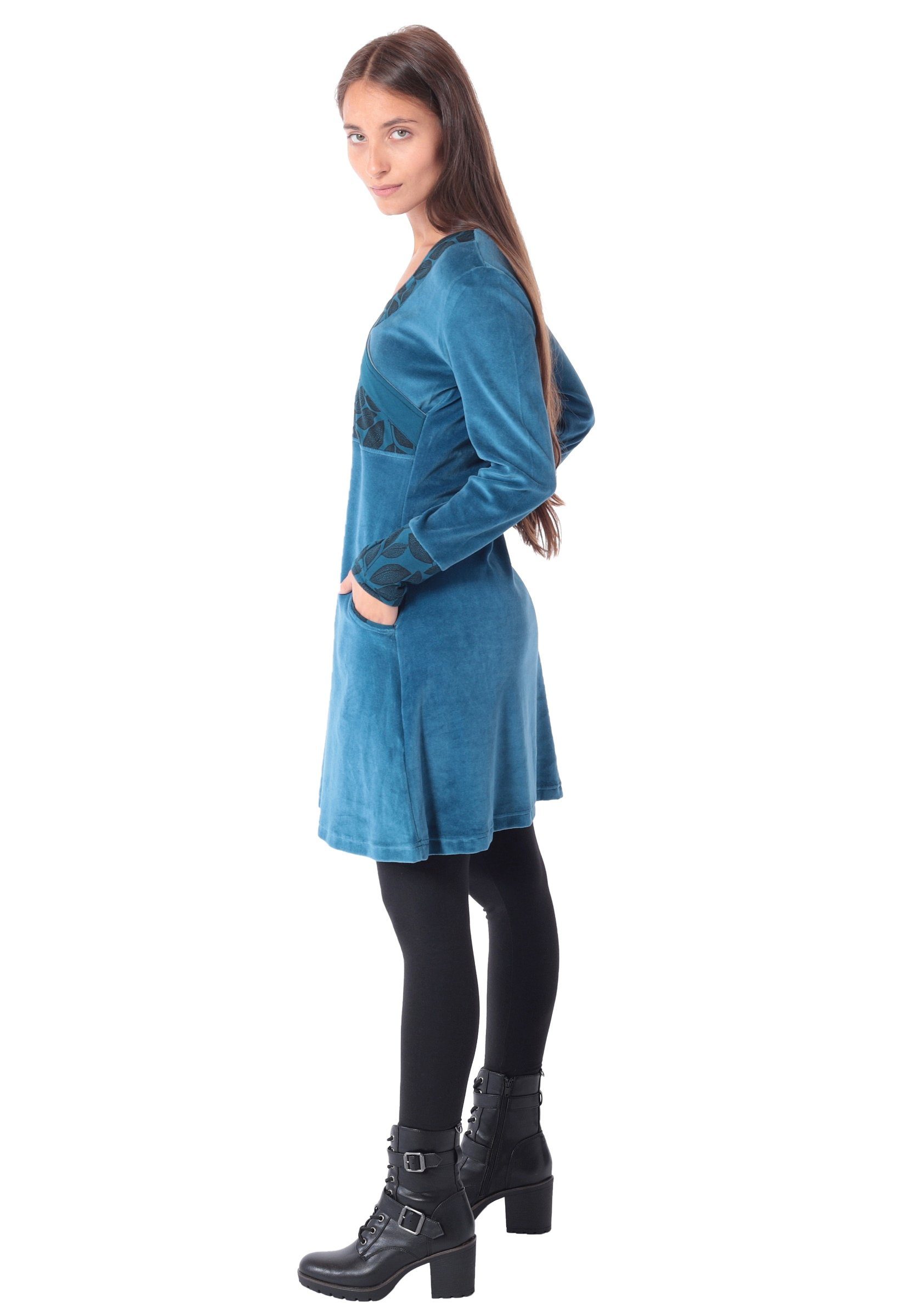 PUREWONDER Samtkleid Bequemes Kleid aus Samt günstig online kaufen