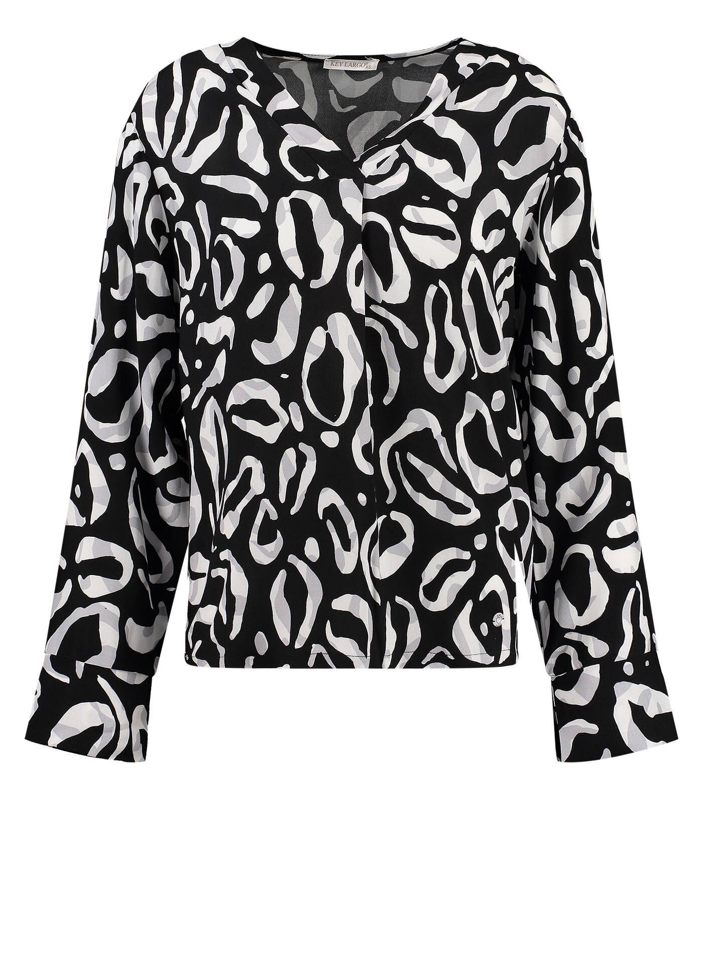 Key Largo T-Shirt Damen Bluse SAVAGE (1-tlg) schwarz (15)