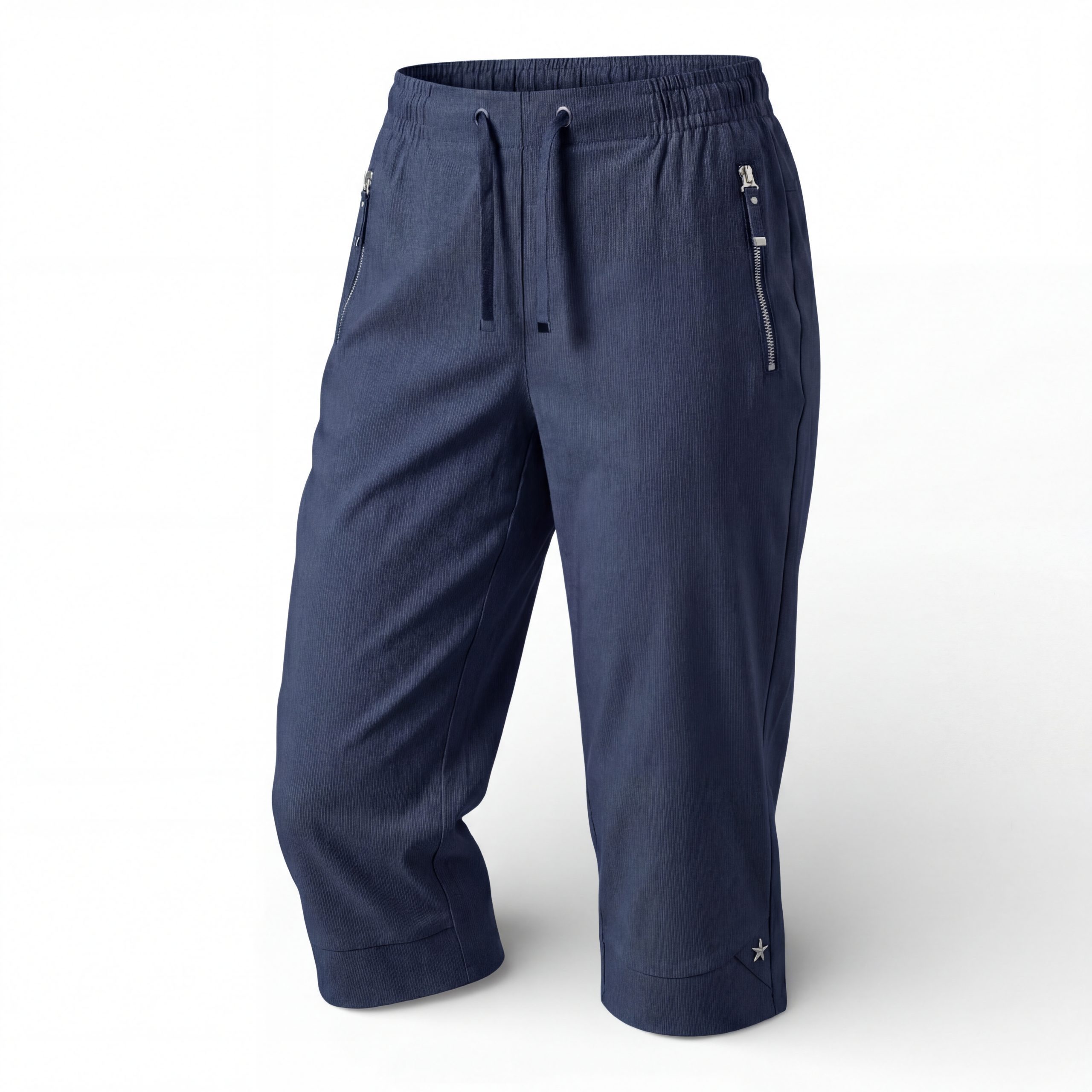 OriginalYou Caprihose Damen Sommerhose Nadelstreifen 7/8 Freizeithose mit G günstig online kaufen