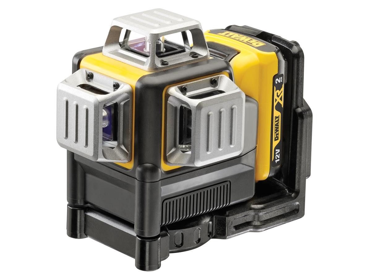 DeWalt Linienlaser 3x360Grad,gruen,10,8V, (Set), inkl. Akku und Ladegerät. im Transportkoffer