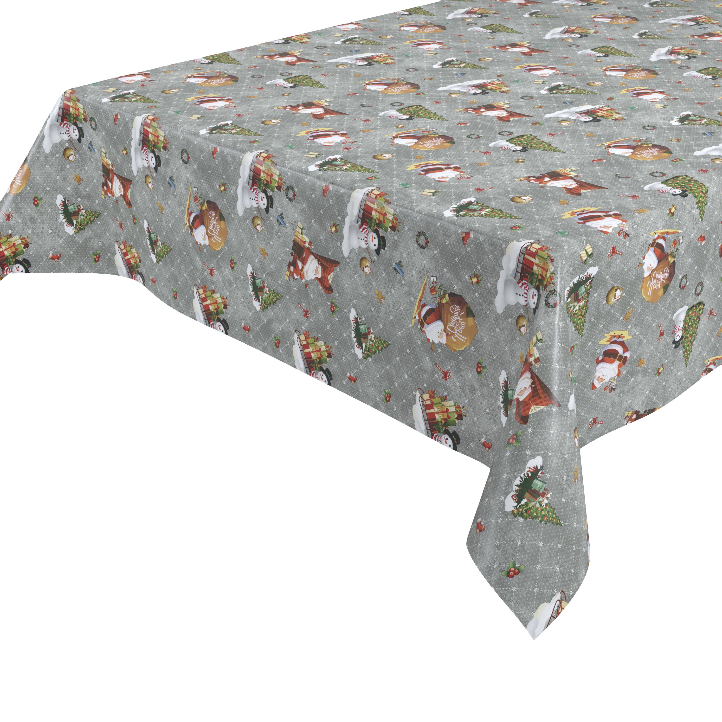 Beautex Tischdecke Wachstuchtischdecke abwischbar Tischdecke RUND günstig online kaufen