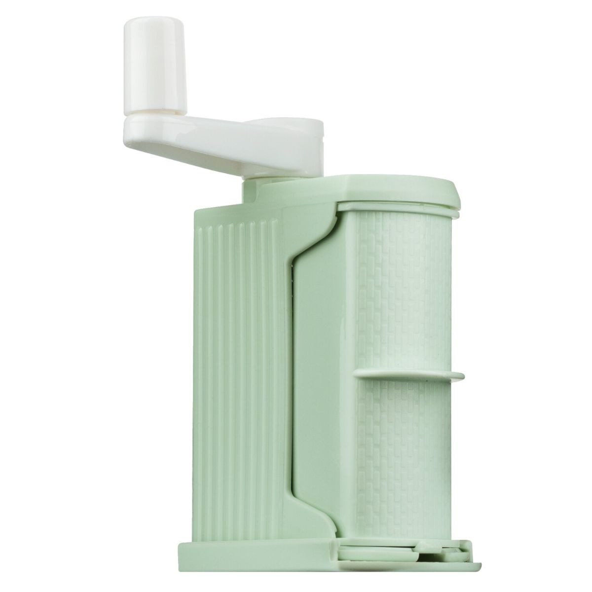 Rigamonti Käsereibe Rigamonti Parmesanmühle grün Käsereibe mit Edelstahl-Reibe, Kunststoff, (1-St)