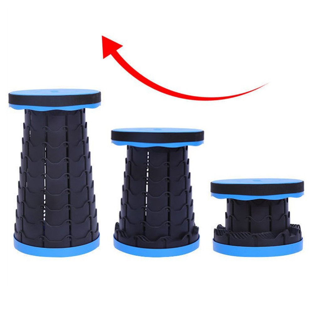JEOBEST Campinghocker Tragbarer Klapphocker, Mini Teleskophocker, günstig online kaufen