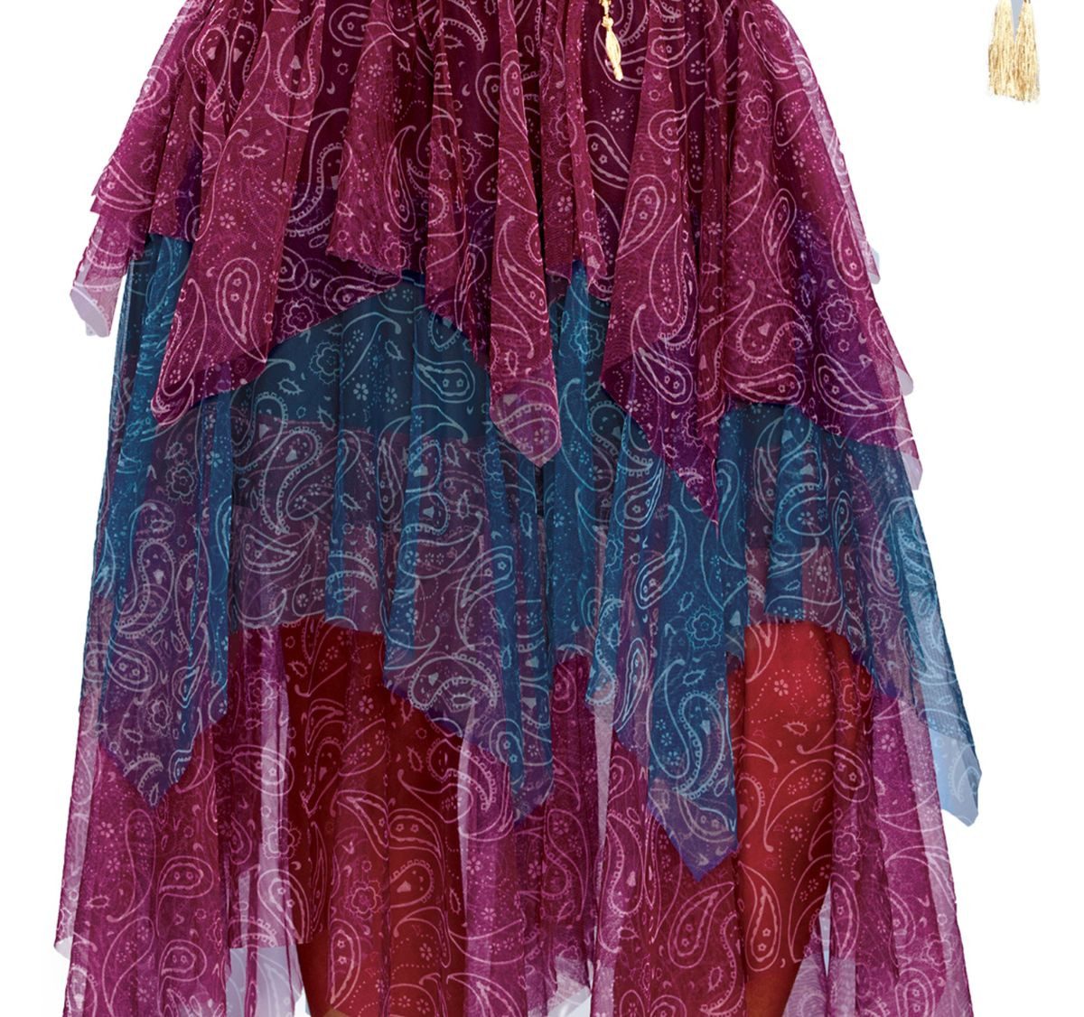 Dreamgirl Kostüm Tänzerin 2 teiliges Kleid mit Mieder für Damen