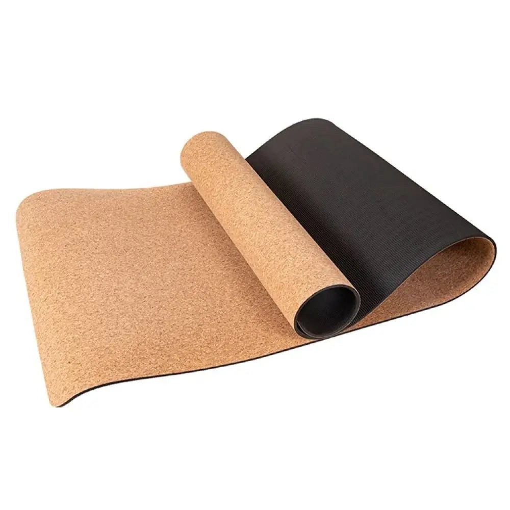 Sport-Knight® Yogamatte Yogamatte aus Kork, mit Anti-Rutsch-Effekt, nachhaltig, pflegeleicht – Bild 2 von 5